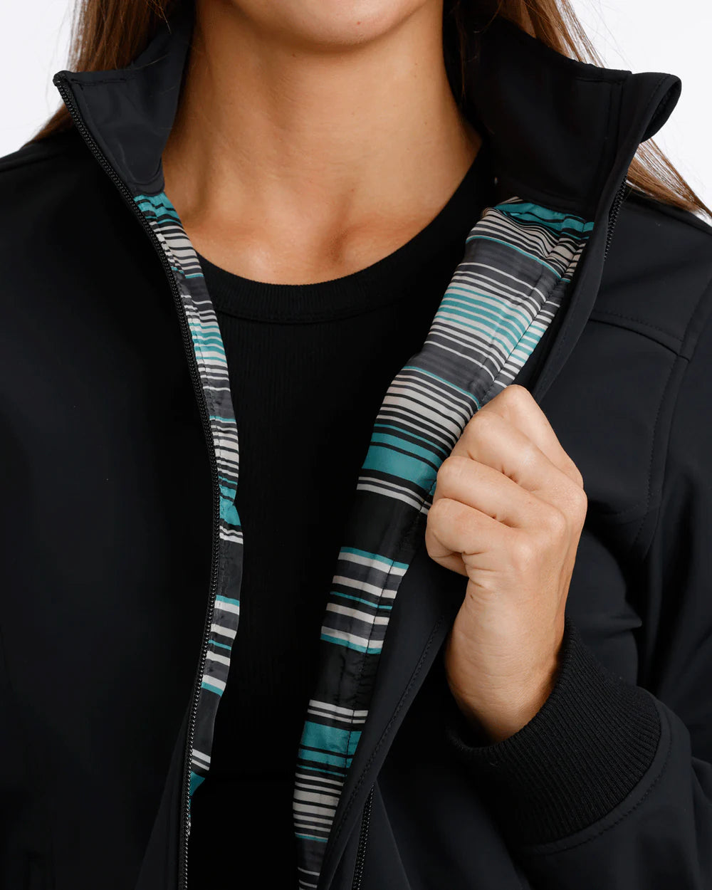 CINCH WOMENS CC BONDED JACKET STONE MAJ9902002