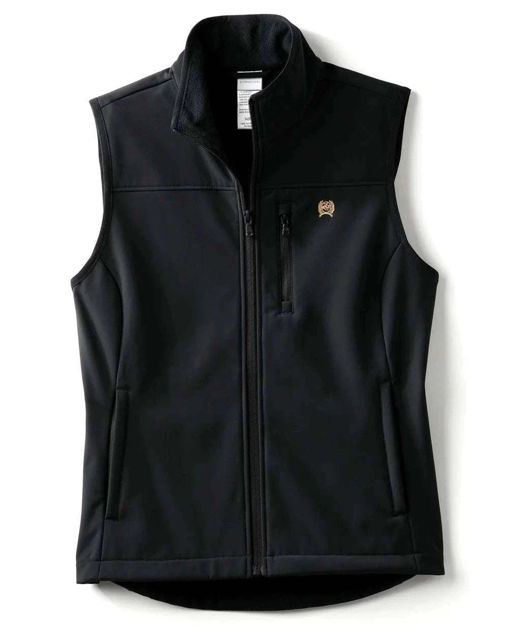 CINCH WOMENS VEST- MAV9922001 BLACK Laherradurawwnc.com