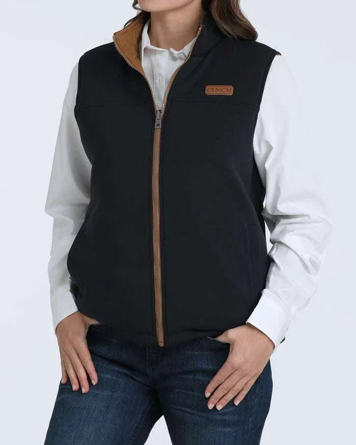 CINCH WOMENS VEST- MAV9923001 BROWN Laherradurawwnc.com