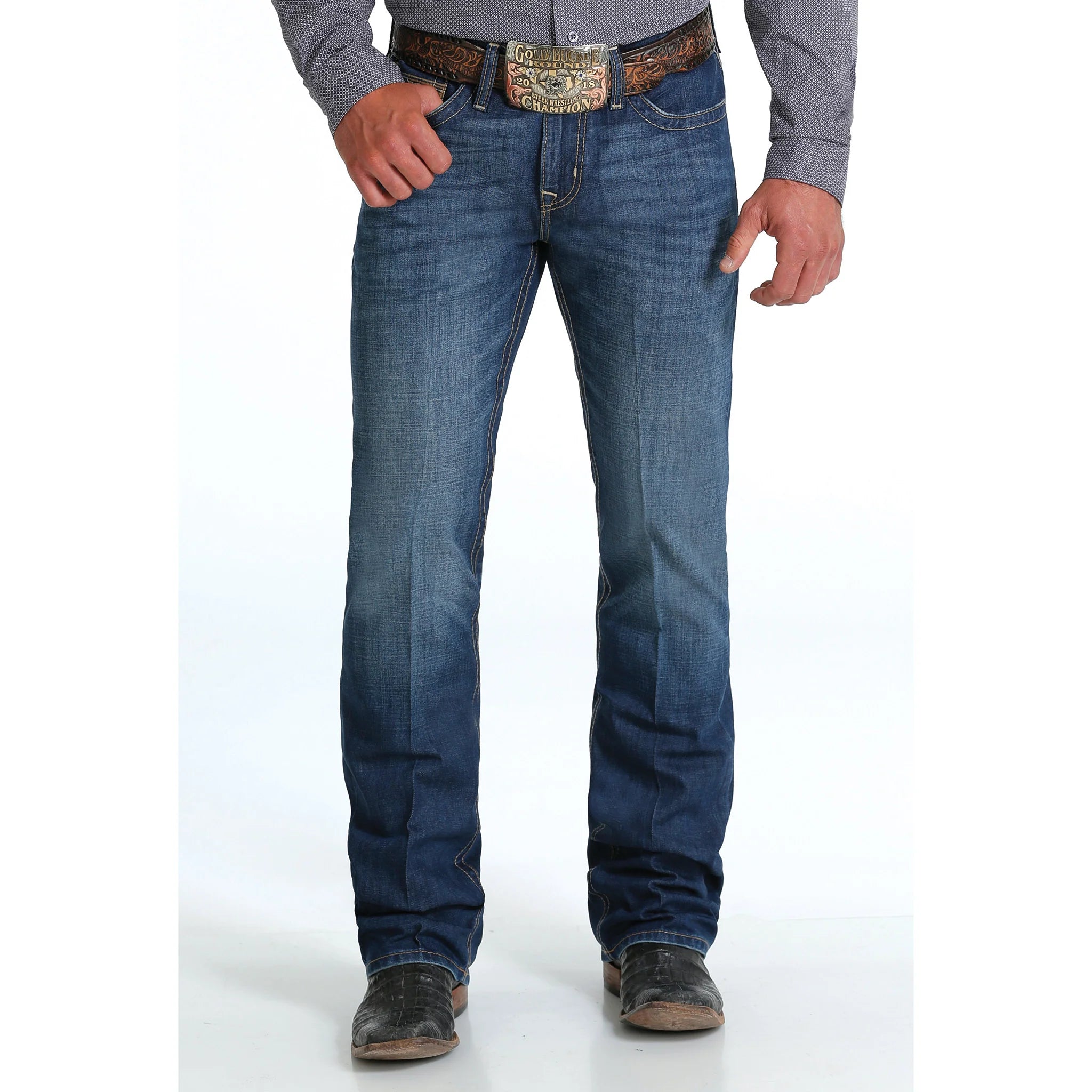 Cinch Jean IAN Label Mid Rise Slim & Bootcut- MB57536001
