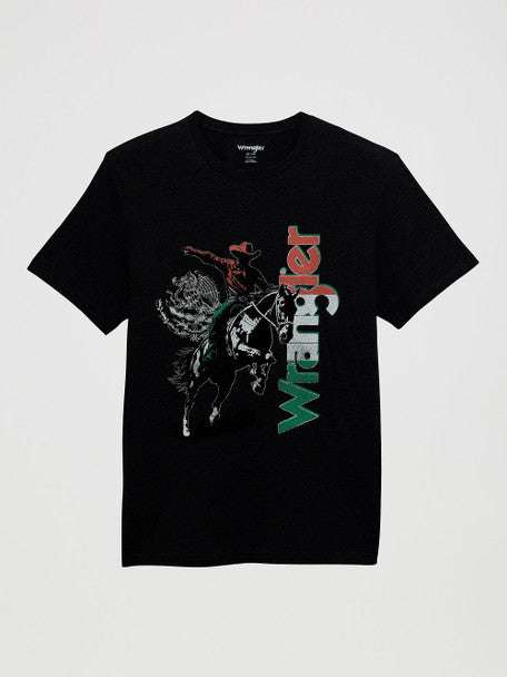 WRANGLER KIDS T-SHIRTS BLACK BRONC RODER MEXICO 112372977 Laherradurawwnc.com