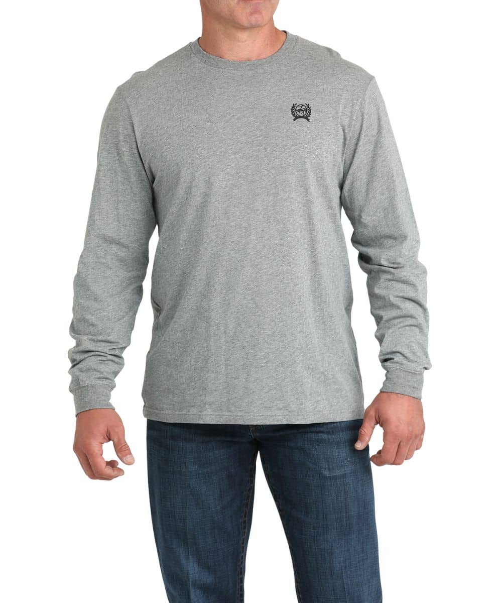 CINCH MEN T-SHIRT MTK1721020 GRY Laherradurawwnc.com