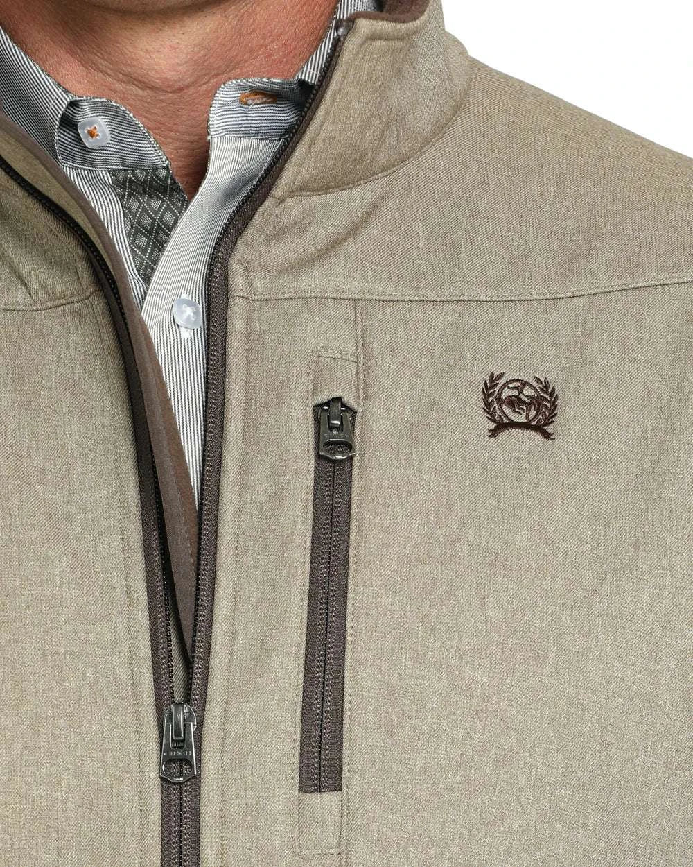 CINCH MENS JACKET LEAD DON’T FOLLOW-MWJ1567014-STN Laherradurawwnc.com