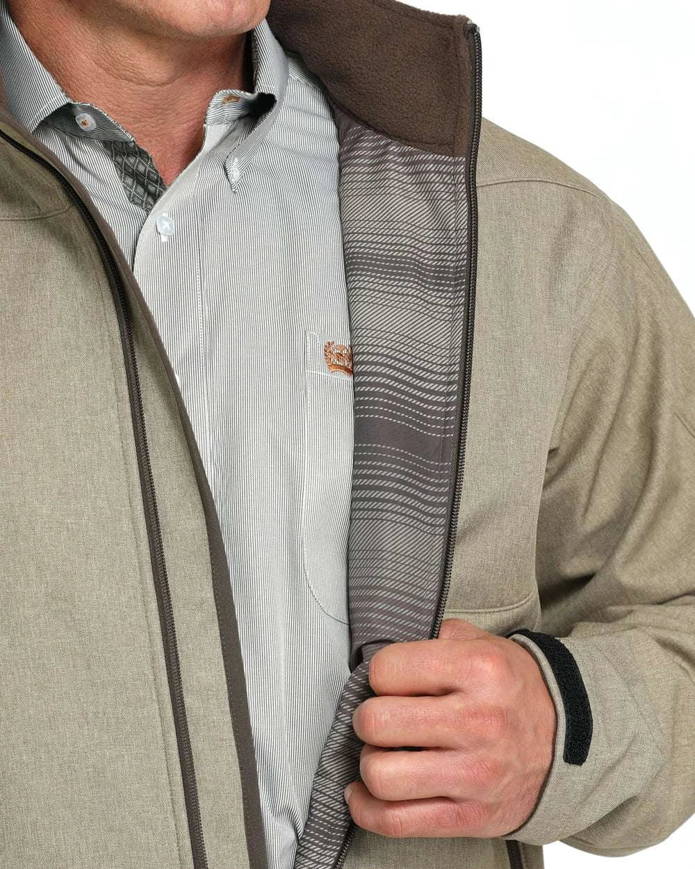 CINCH MENS JACKET LEAD DON’T FOLLOW-MWJ1567014-STN Laherradurawwnc.com