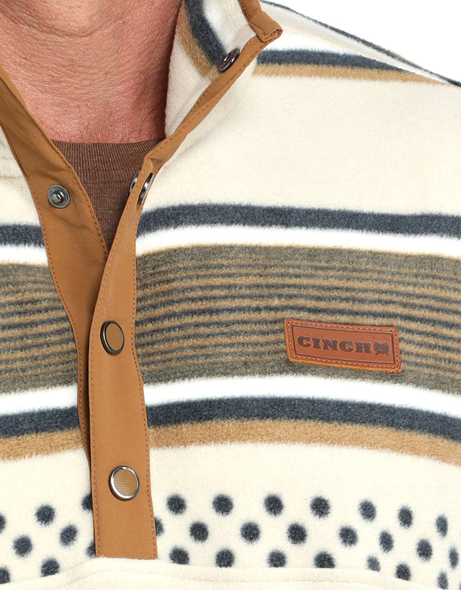 CINCH MENS JACKET/CREAM MWK1514026 Laherradurawwnc.com