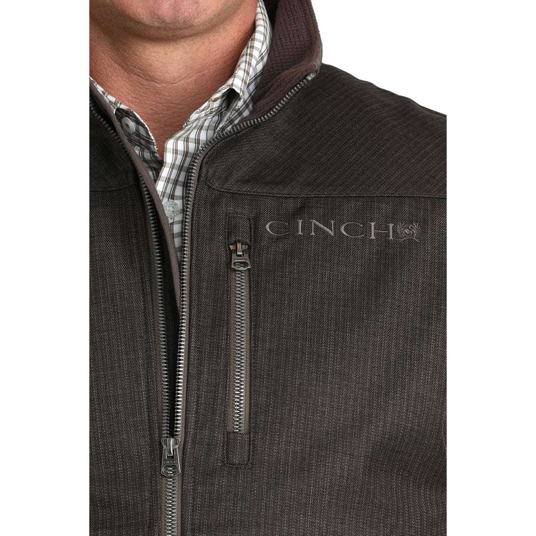 CINCH MENS JACKET P -BROWN-MWV1515025 Laherradurawwnc.com