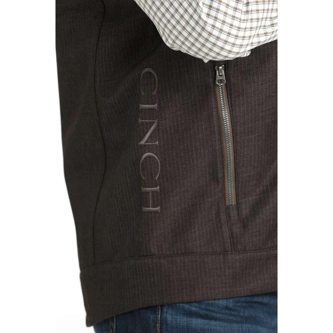 CINCH MENS JACKET P -BROWN-MWV1515025 Laherradurawwnc.com