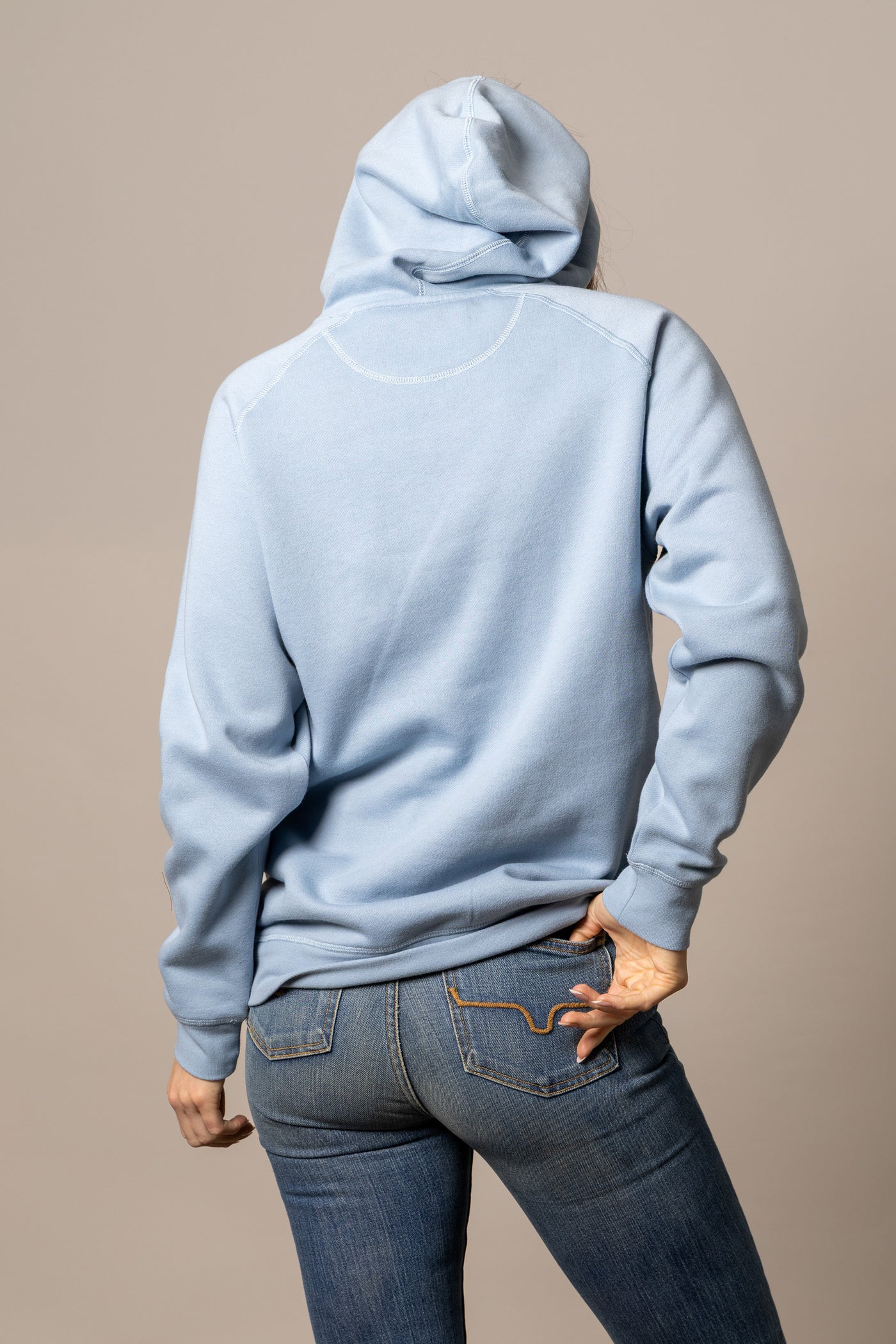 KIMES RANCH WOMENS OUTLIER CARBON BLUE HOODIE