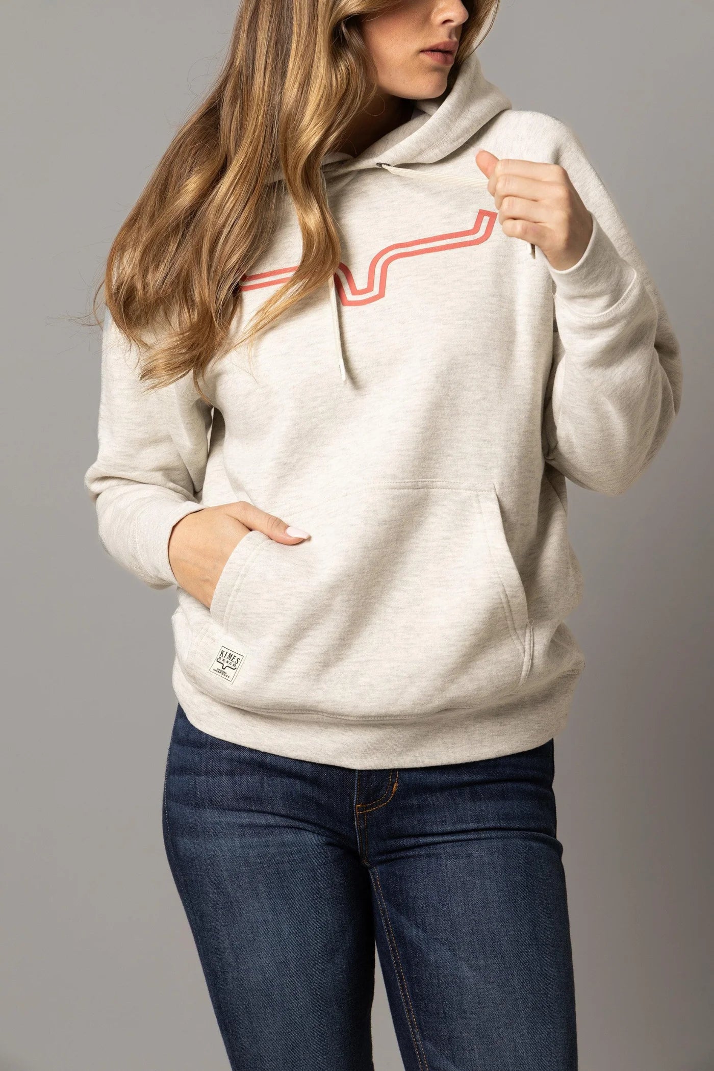 KIMES RANCH LADIES OUTLIER OATMEAL HEATHER