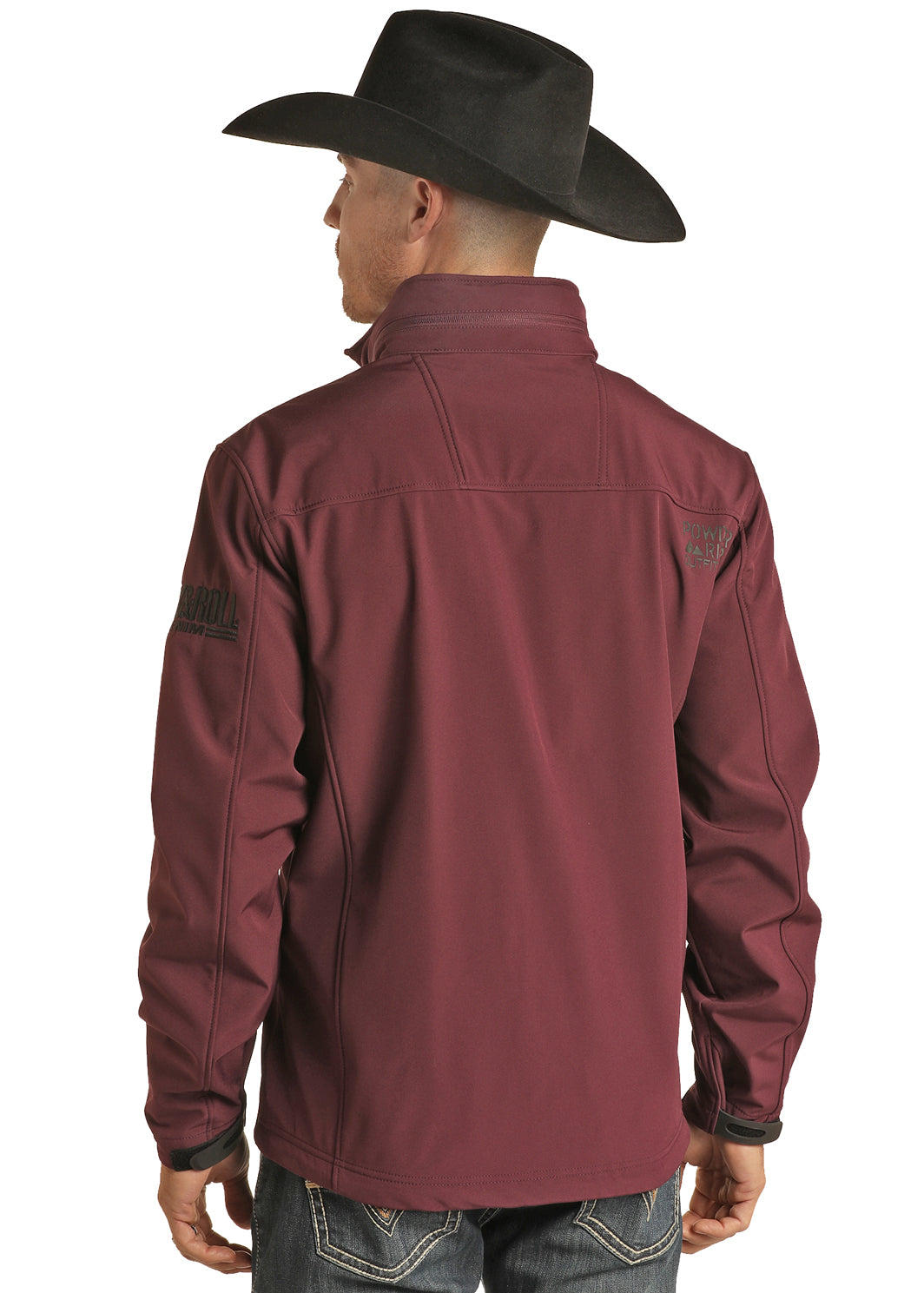 ROCK & ROLL JACKET PERFORMANCE EMB SOFTSHELL MAROON PRMO92RZYC