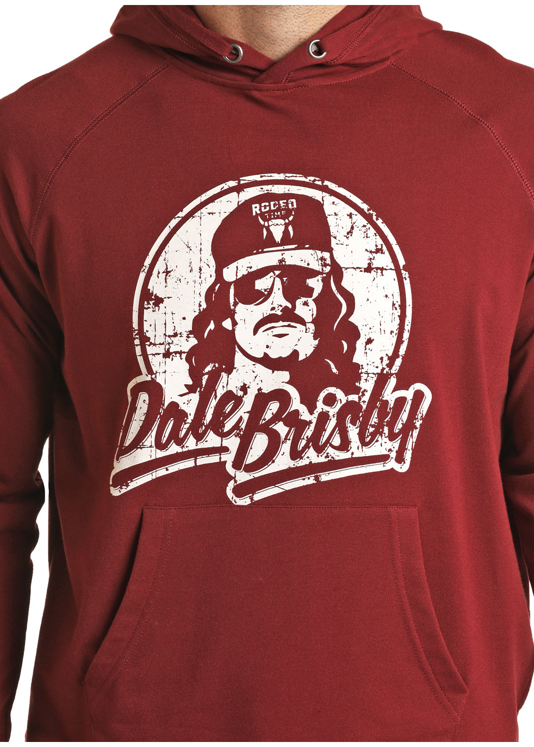 DALEBRISLY MEN SWEATERSHIRT DALE GRAPHIC BURGANDY RRMT94R067