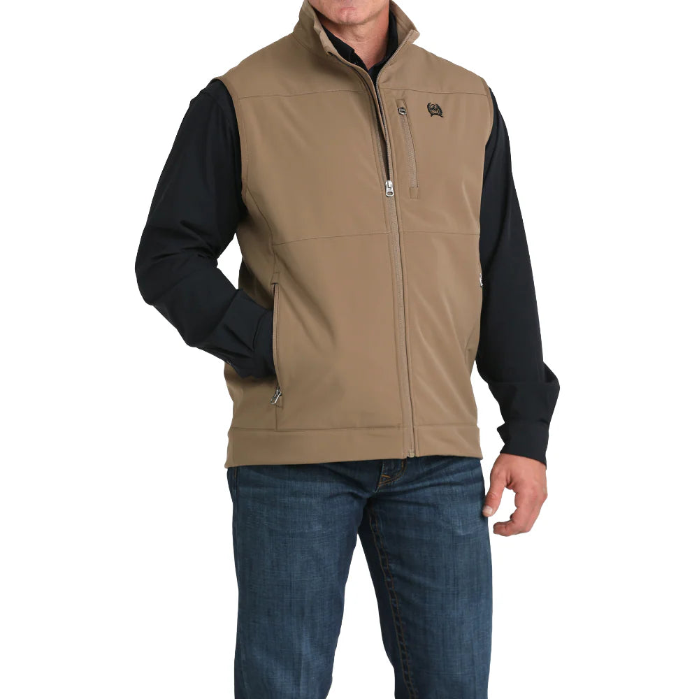 CINCH MENS JACKET POLAR FLEECE -BROWN-MWV1099011