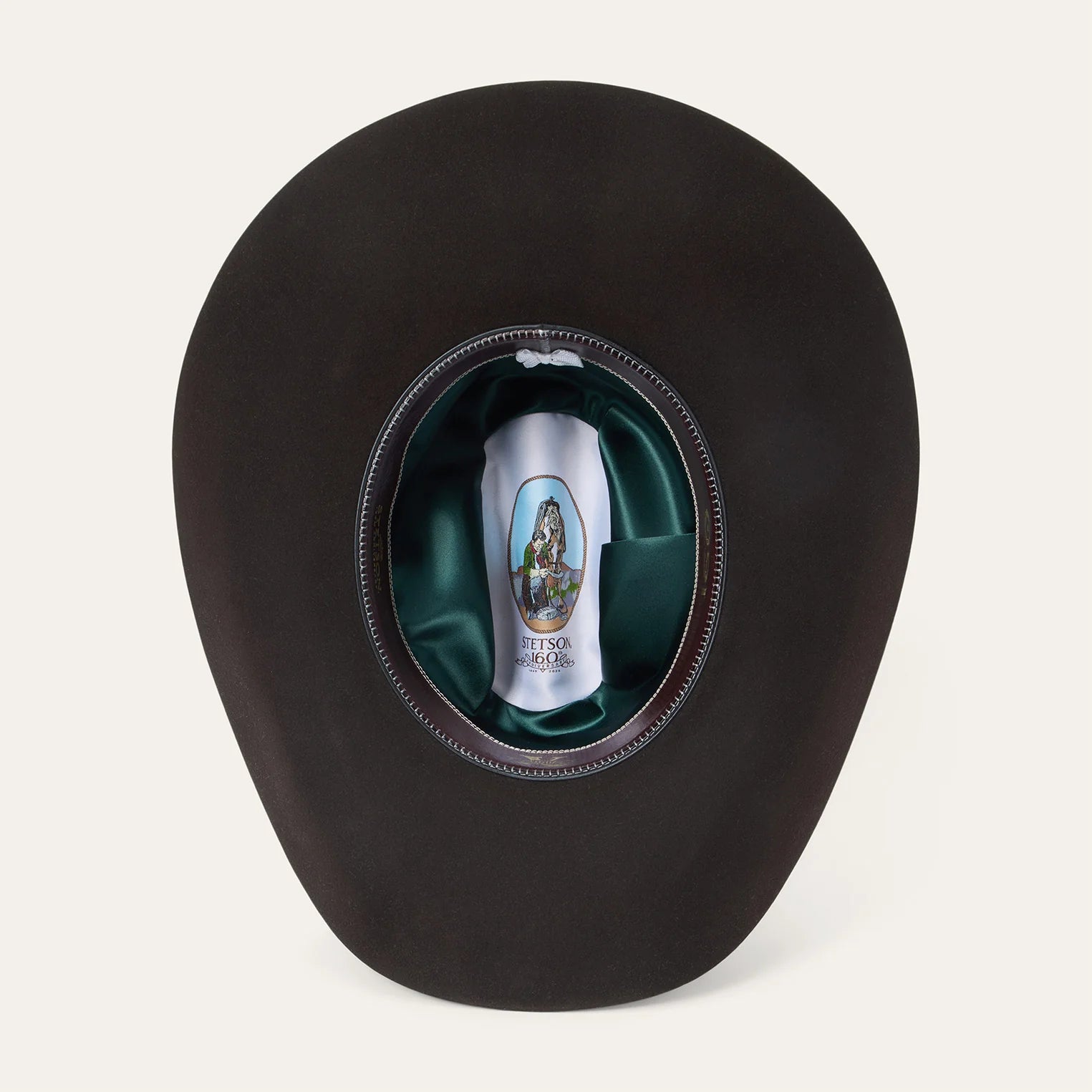 STETSON 100X GOLDEN EAGLE CHOCOLATE EDICIÓN ESPECIAL 160 ANIVERSARIO COPA CHICA