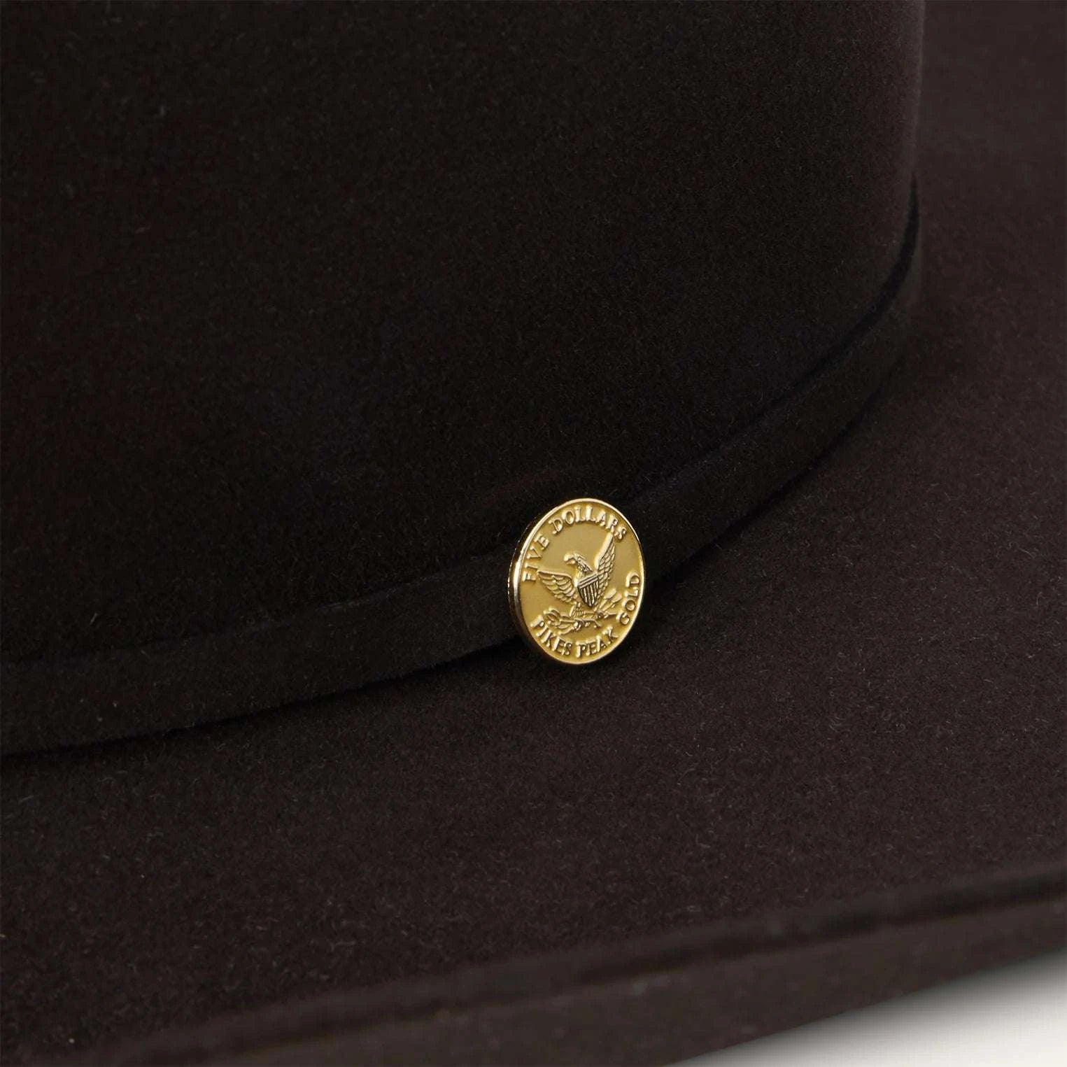 STETSON 100X THE GOLDEN EAGLE CHOCOLATE EDICIÓN ESPECIAL 160 ANIVERSARIO COPA CHICA Laherradurawwnc.com