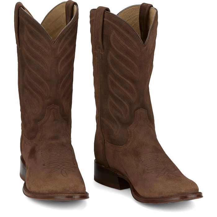 TONY LAMA AMADO DESERT TAN SUEDE ROUND TOE EE #DR3039 Laherradurawwnc.com