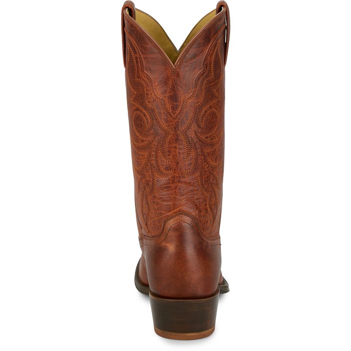 TONY LAMA MARCO COGNAC GOAT MEDIUM ROUND TOE STYLE #DR3053