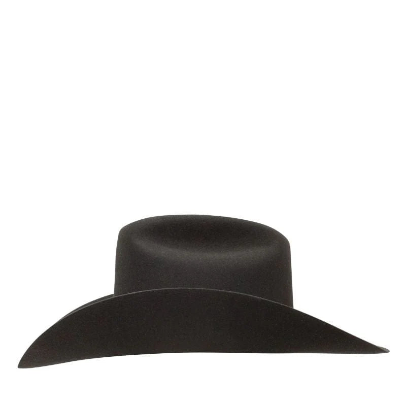 STETSON 100X THE GOLDEN EAGLE BLACK COPA ALTA PREMIUM FELT HAT