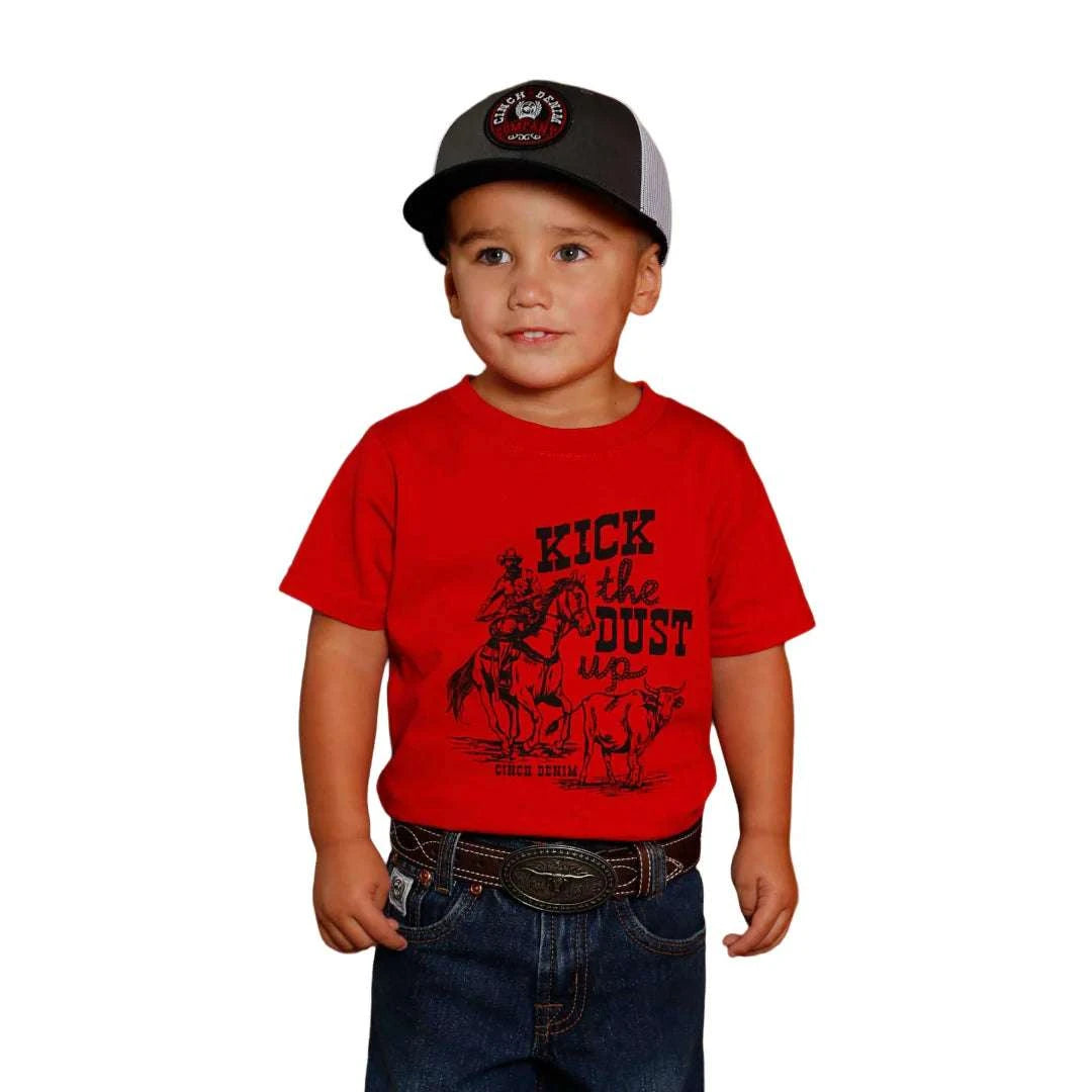 CINCH BABY RED SHIRT MTT7671102 Laherradurawwnc.com