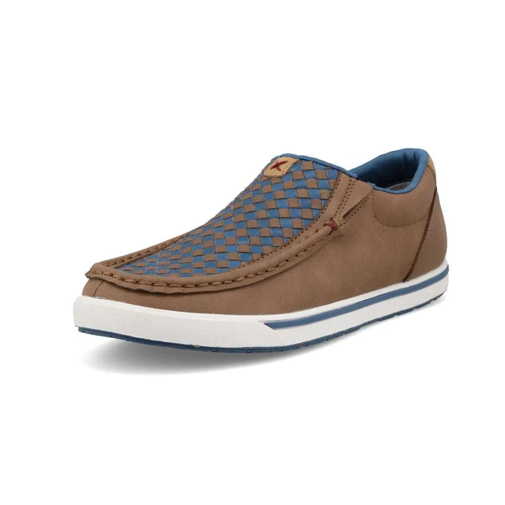 TWISTED X SLIP ON KICKS TOASTED COCONUT & BLUE STEEL CASUAL SHOE WCA0083 Laherradurawwnc.com