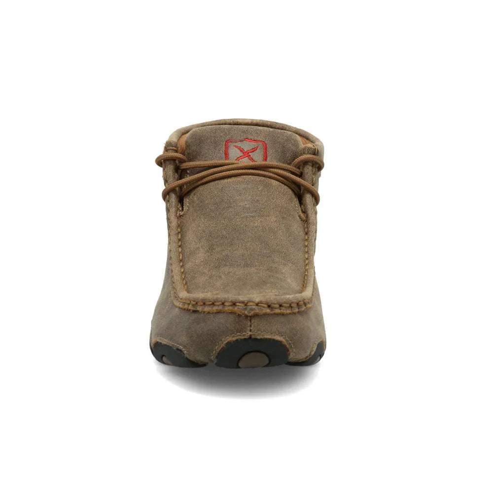 TWISTED X WOMENS DRIVING MOC BOMBER NATURAL CASUAL SHOE -WDM0001 Laherradurawwnc.com