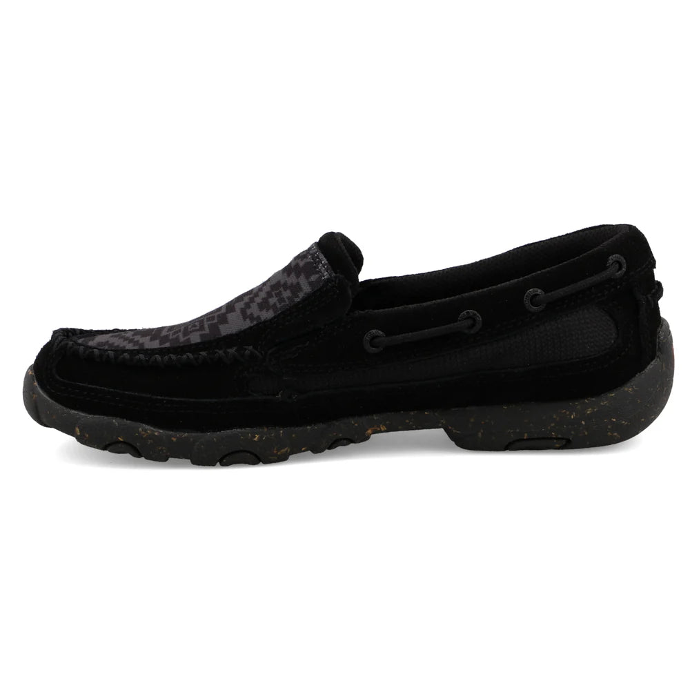 ZAPATOS TWISTED X SLIP ON DRIVING MOCS SLIP ON D TOW BLACK & GREY -WDMS025