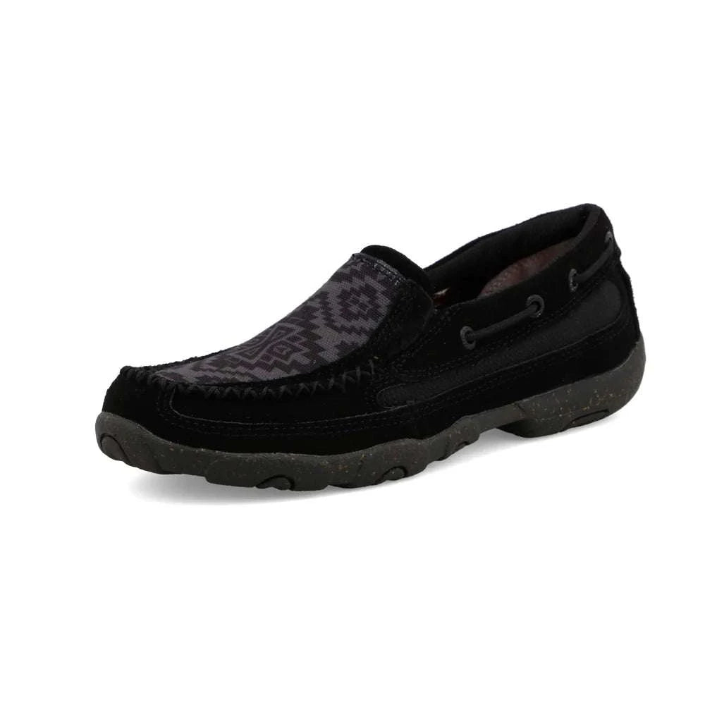 ZAPATOS TWISTED X SLIP ON DRIVING MOCS SLIP ON D TOW BLACK & GREY -WDMS025 Laherradurawwnc.com