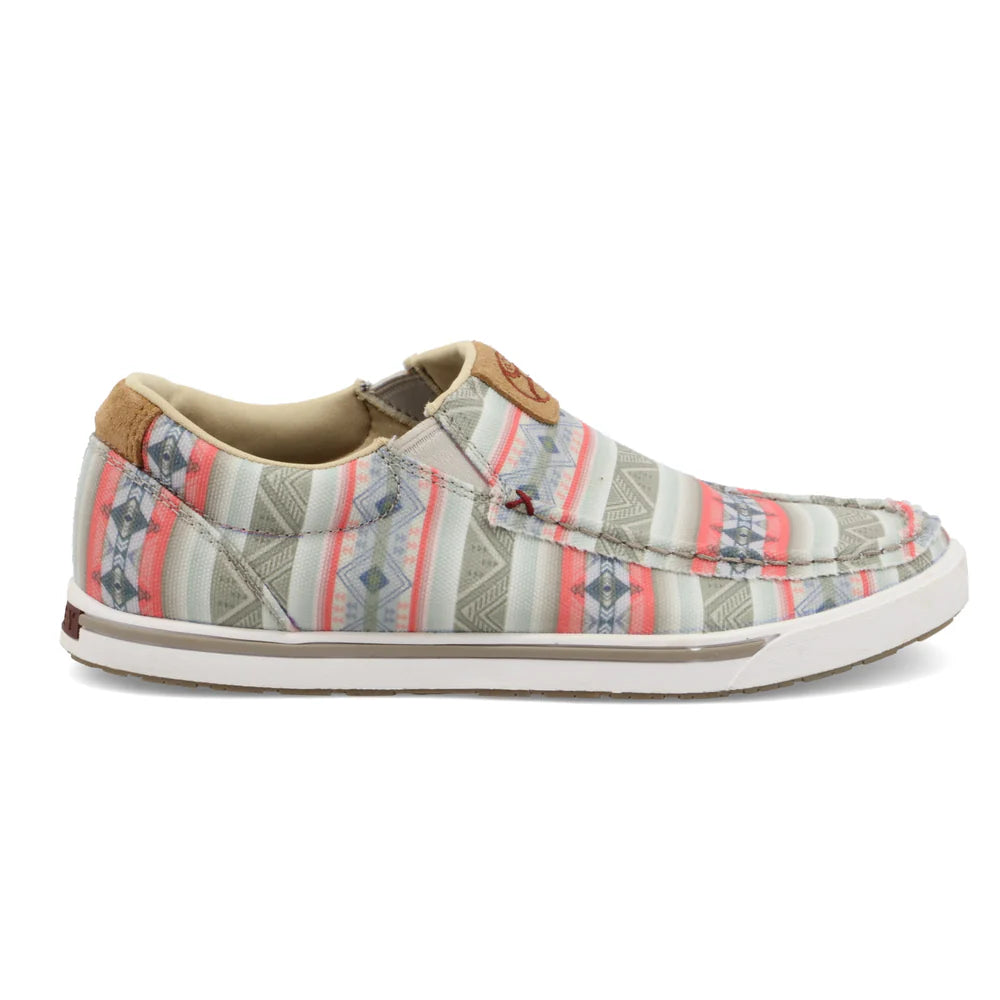 TWISTED X HOOEY SLIP ON LOPER PINK MULTI - WHYC021
