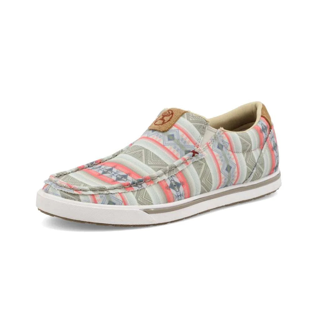 TWISTED X HOOEY SLIP ON LOPER PINK MULTI - WHYC021 Laherradurawwnc.com