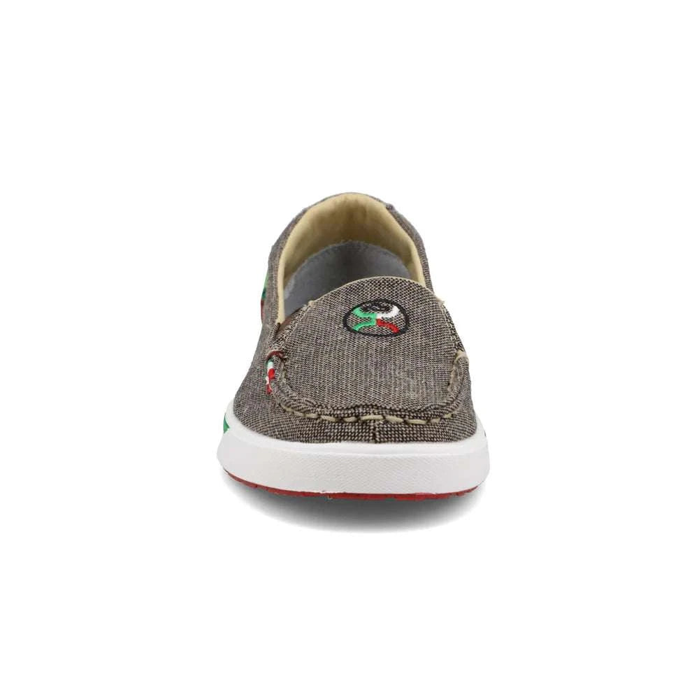 TWISTED X WOMEN HOOEY SLIP ON LOPER ECO DUST & MEXICO CASUAL SHOE -WHYC028 Laherradurawwnc.com