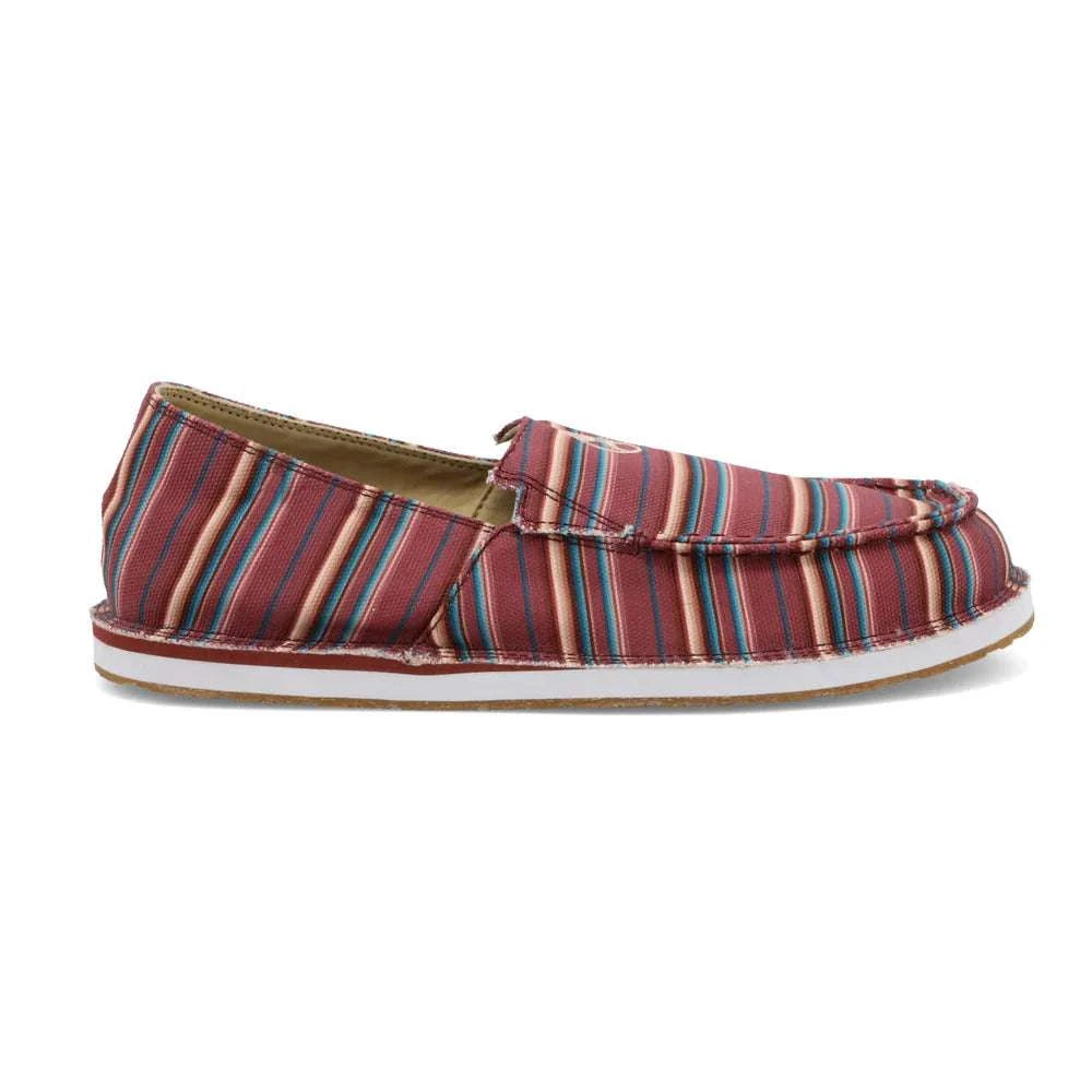 TWISTED X WOMENS HOOEY SLIP ON MAUVE SERAPE CASUAL SHOE -WHYCL03 Laherradurawwnc.com