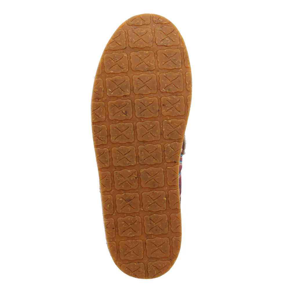 TWISTED X WOMENS HOOEY SLIP ON MAUVE SERAPE CASUAL SHOE -WHYCL03