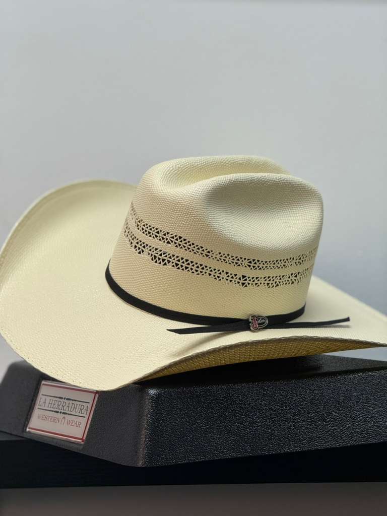 JUSTIN 20X NASH IVORY STRAW HAT JUS11004