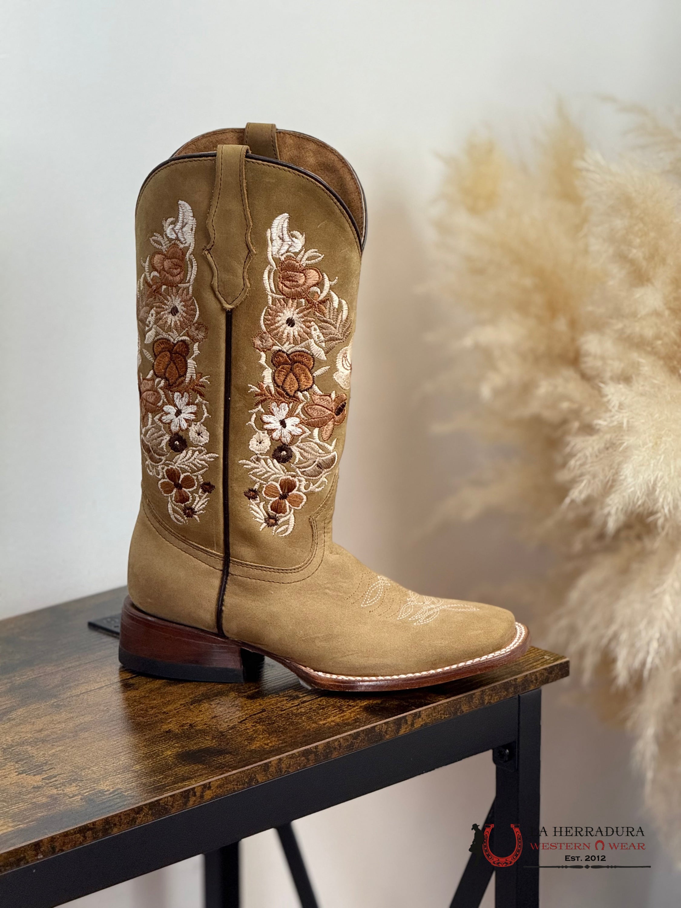 AGAVE CRAZY PAPAYA NOBUCK ARENA CUERO BOTAS MUJERES