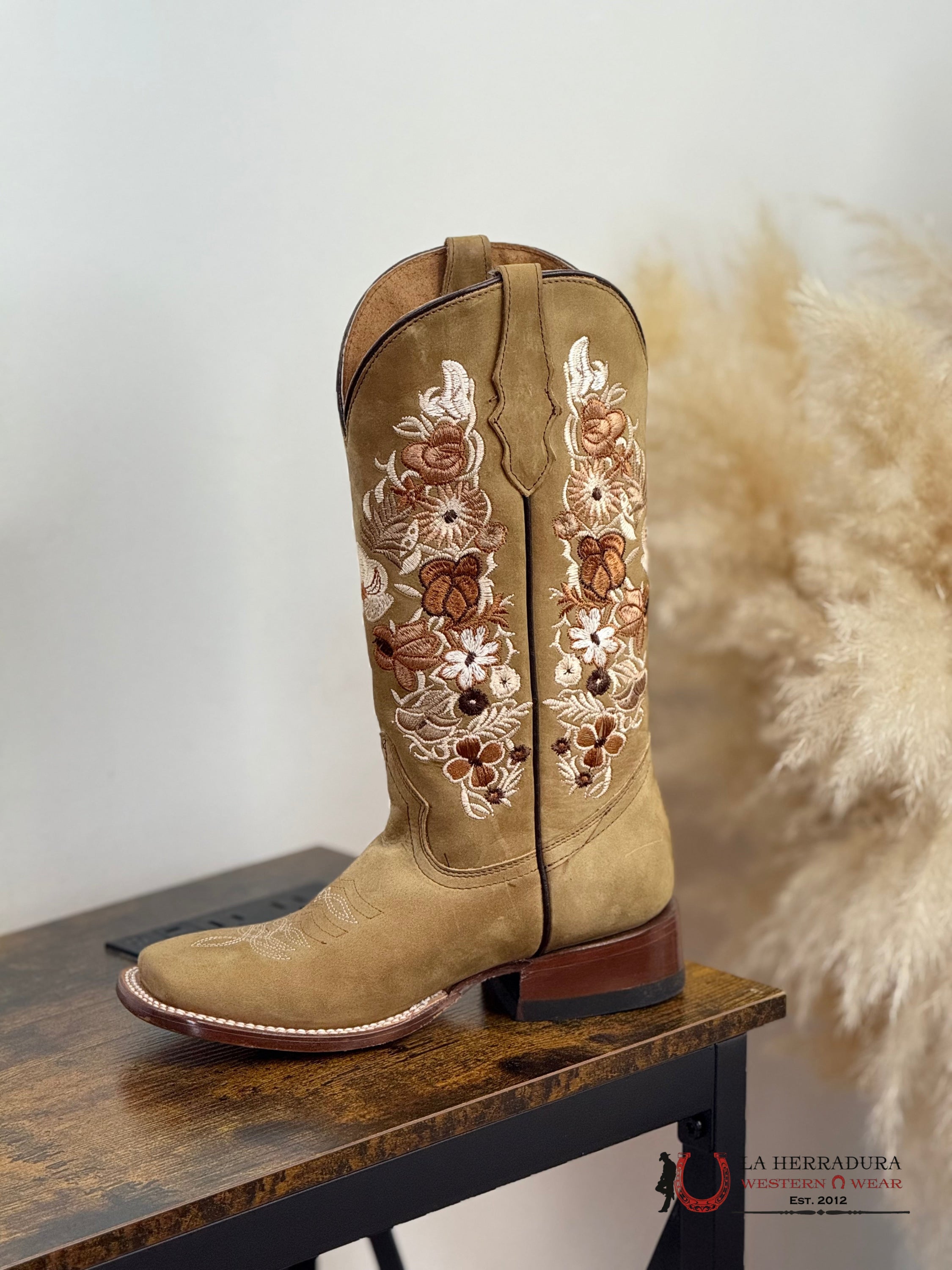 AGAVE CRAZY PAPAYA NOBUCK ARENA CUERO BOTAS MUJERES