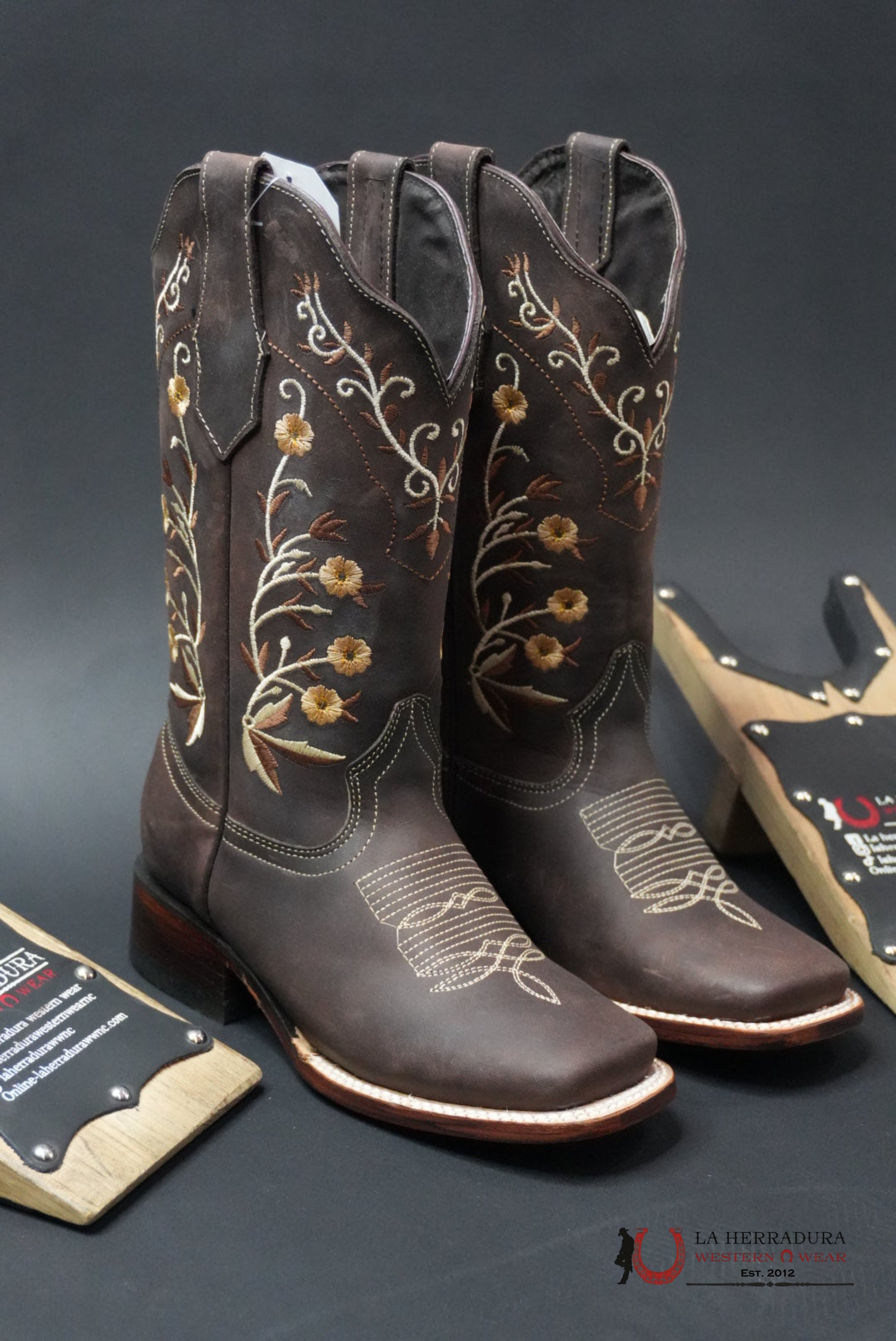 AGAVE ESTHELA CRAZY CHOCOLATE CUERO BOTAS MUJERES