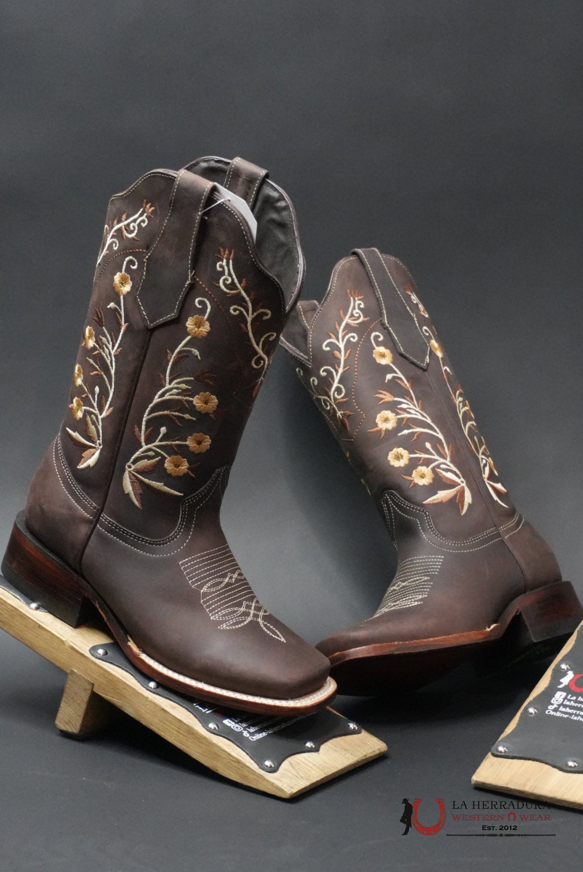 AGAVE ESTHELA CRAZY CHOCOLATE CUERO BOTAS MUJERES