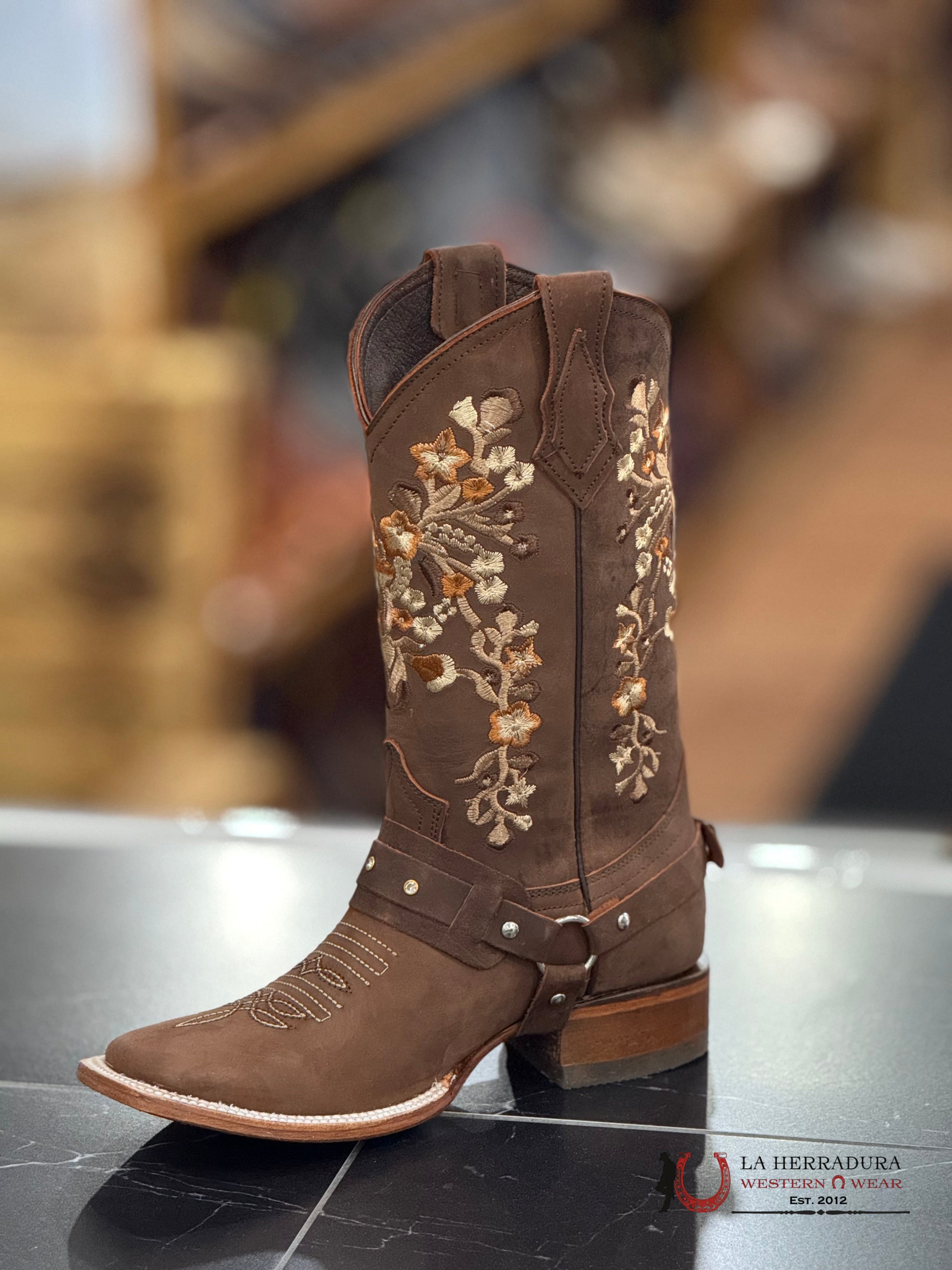 AGAVE HAZZARD LARGO ARENA NOBUCK TONY BD SQUARE TOE WOMEN BOOT BOTAS MUJERES