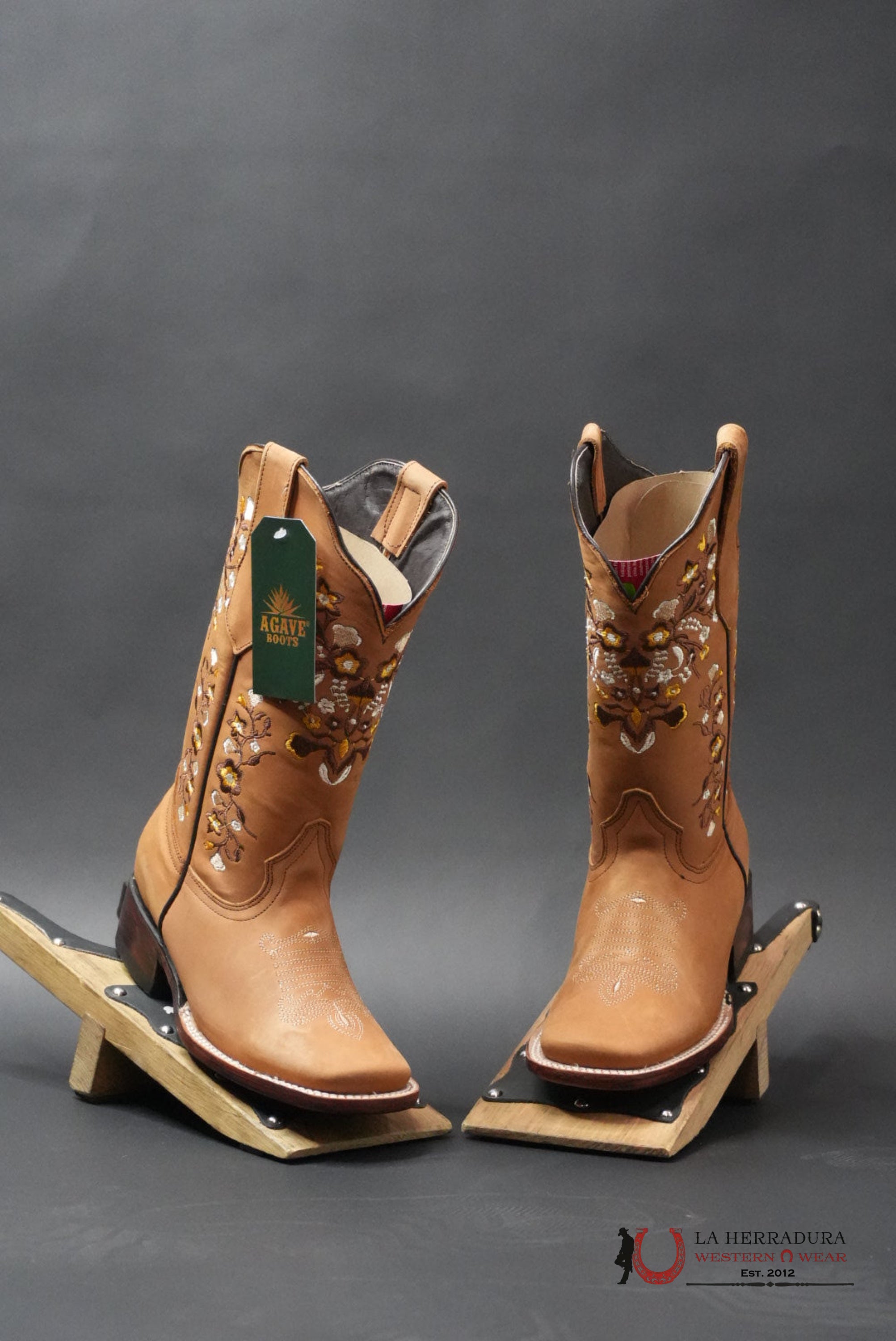 AGAVE HAZZARD NOBUCK ARENA CUERO BOTAS MUJERES