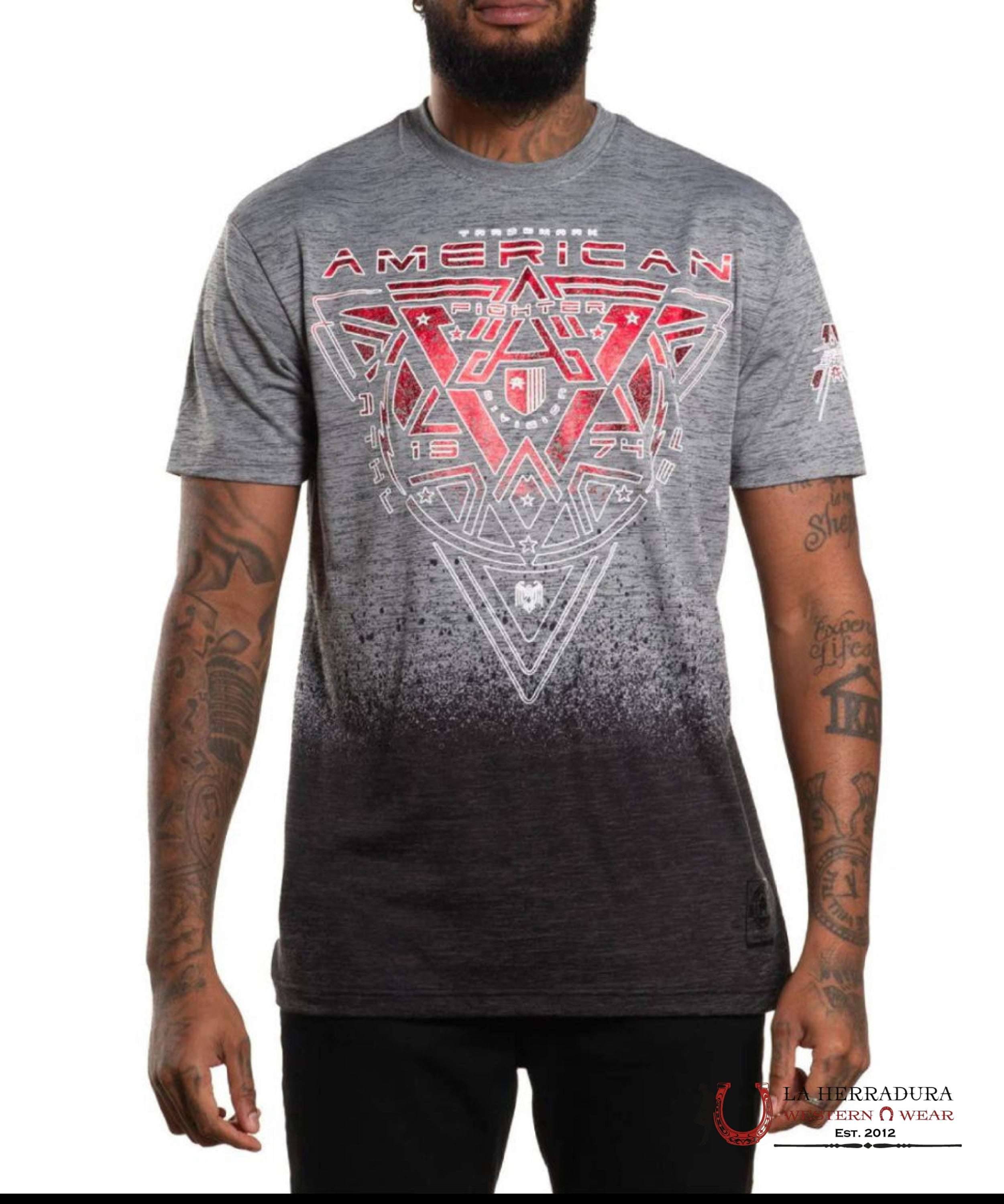 AMERICAN FIGHTER MEN T-SHIRT BELLVIEW FM15460 ROPA HOMBRES
