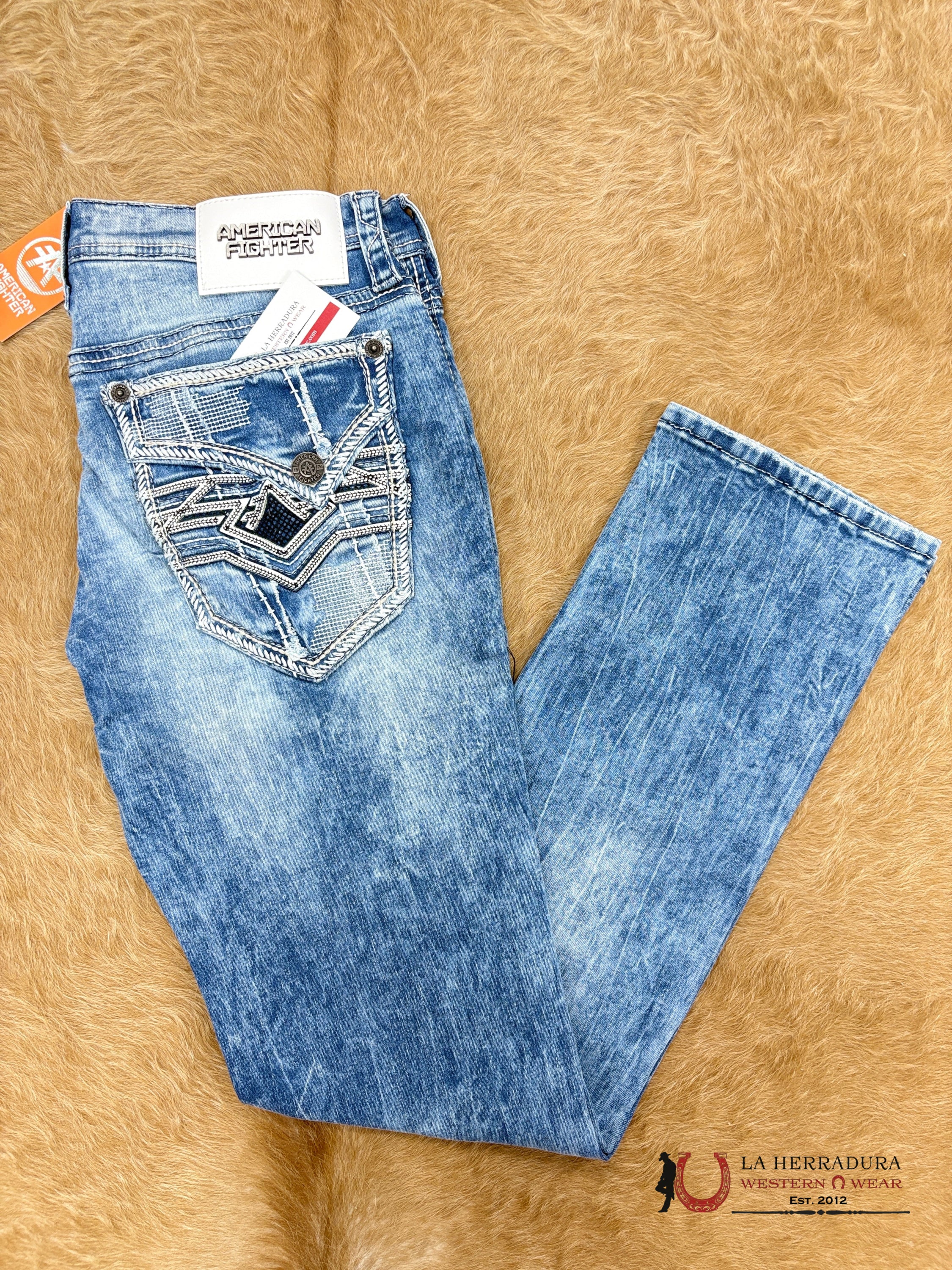 AMERICAN FIGHTER MENS JEANS LEGEND DONOVAN- 331SS347 ROPA HOMBRES