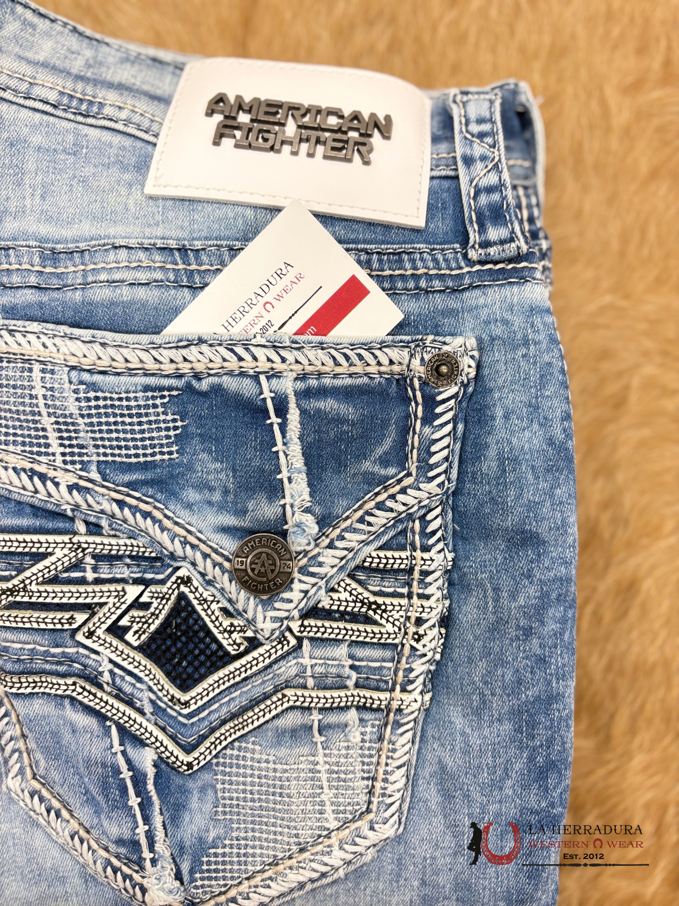 AMERICAN FIGHTER MENS JEANS LEGEND DONOVAN- 331SS347 ROPA HOMBRES