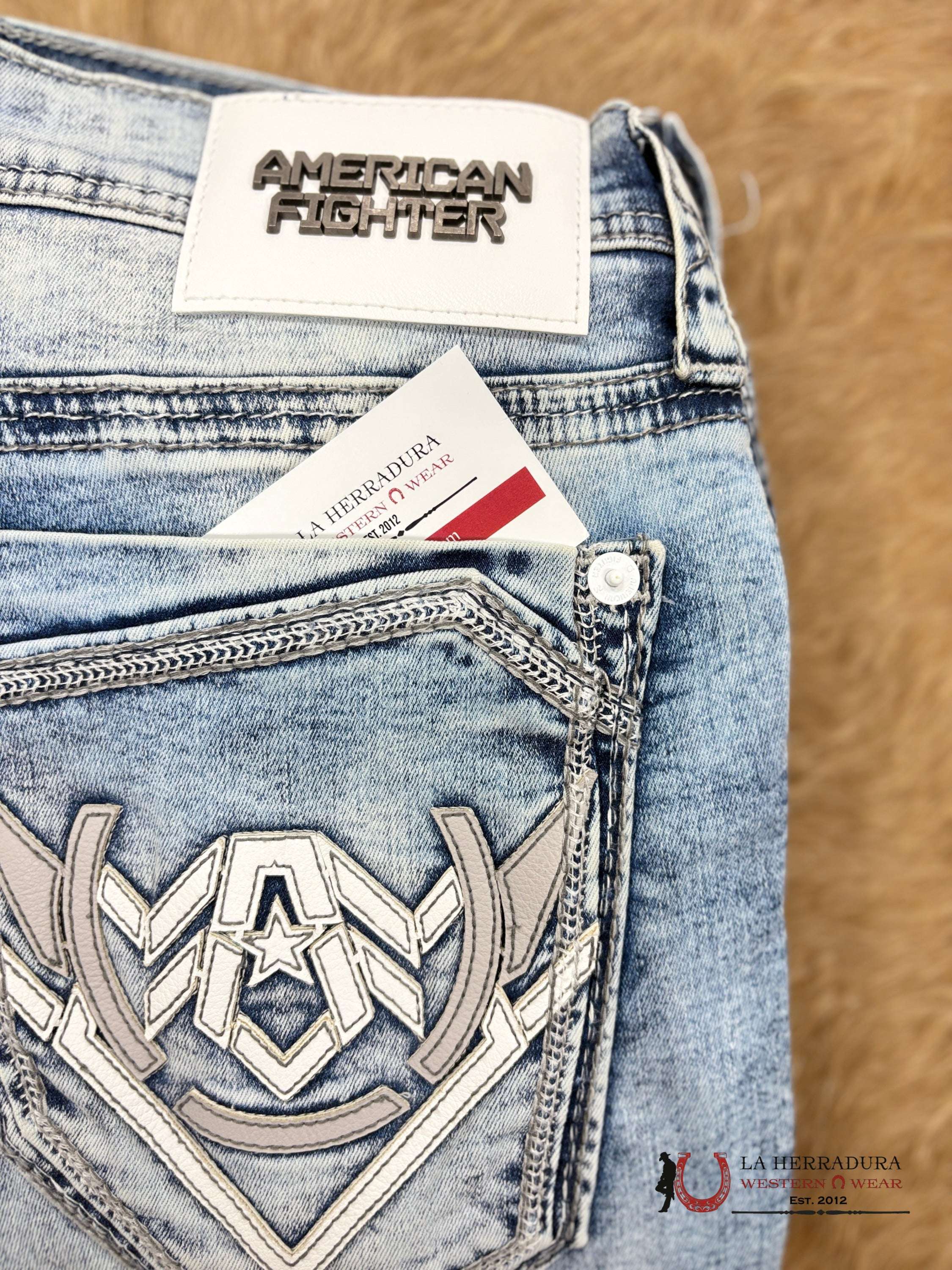 AMERICAN FIGHTER MENS JEANS STRIKER BRONSON-331RS353 ROPA HOMBRES