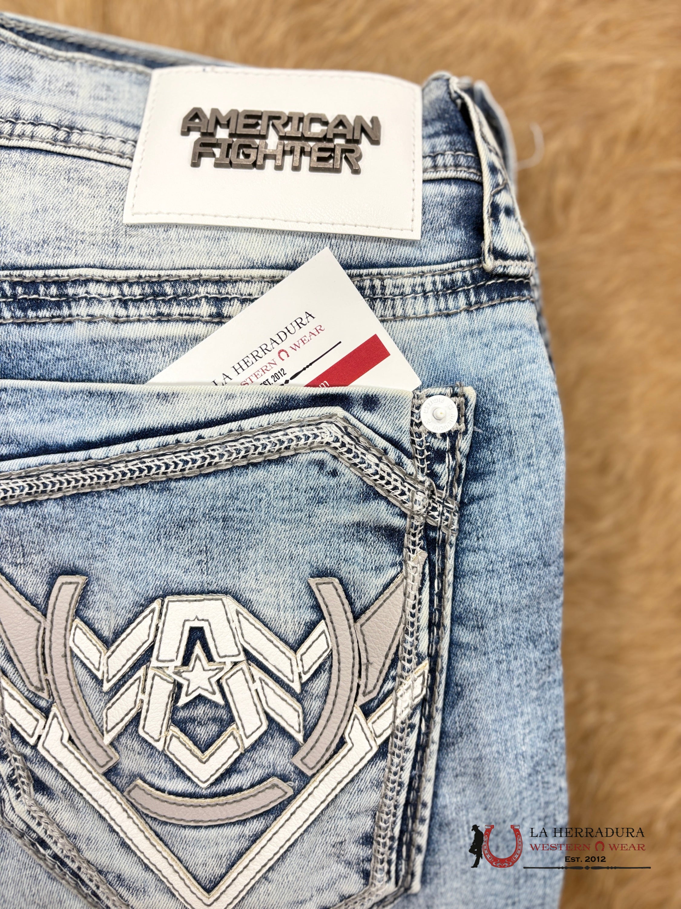 AMERICAN FIGHTER MENS JEANS STRIKER BRONSON-331RS353 ROPA HOMBRES