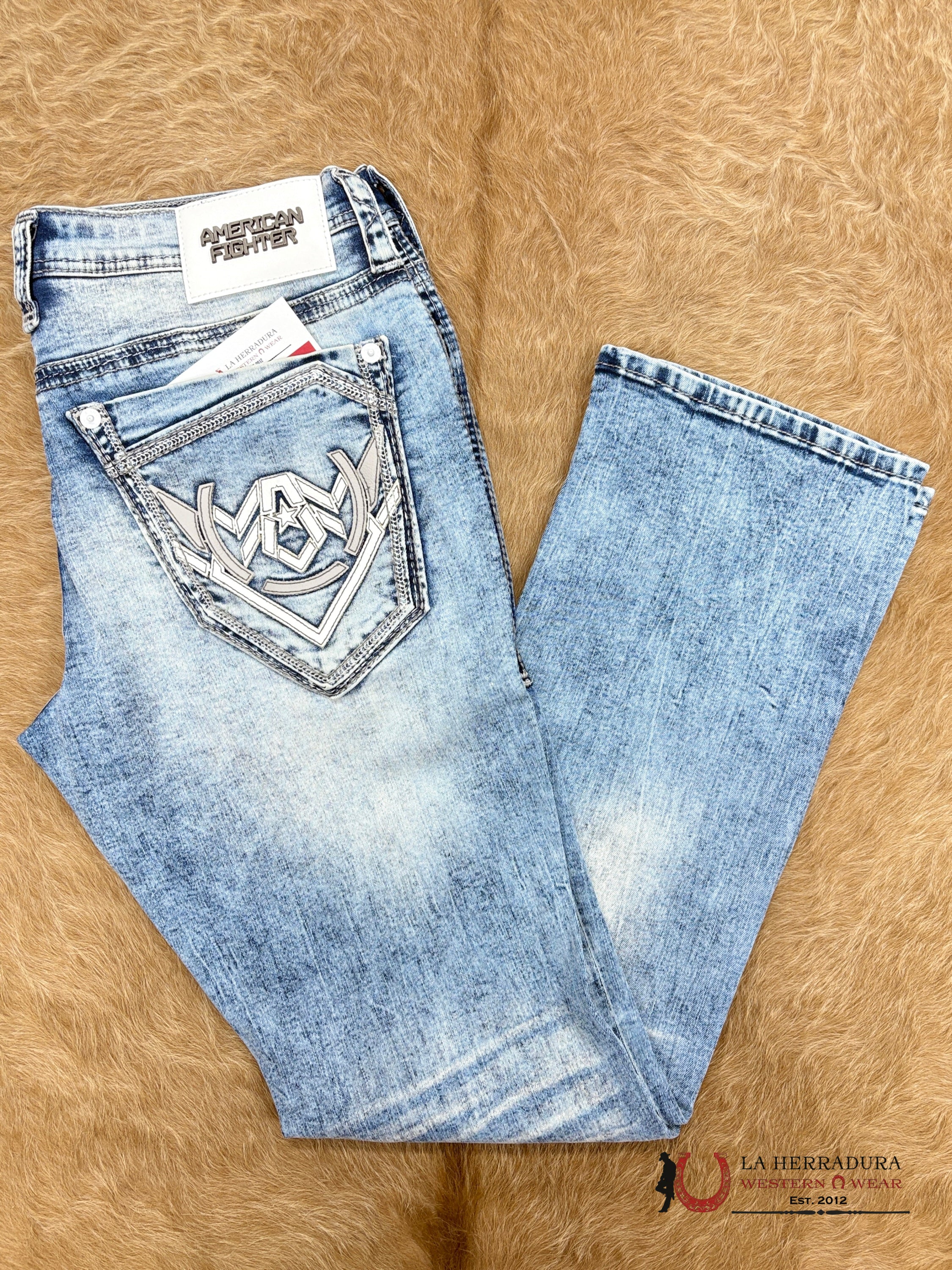 AMERICAN FIGHTER MENS JEANS STRIKER BRONSON-331RS353 ROPA HOMBRES