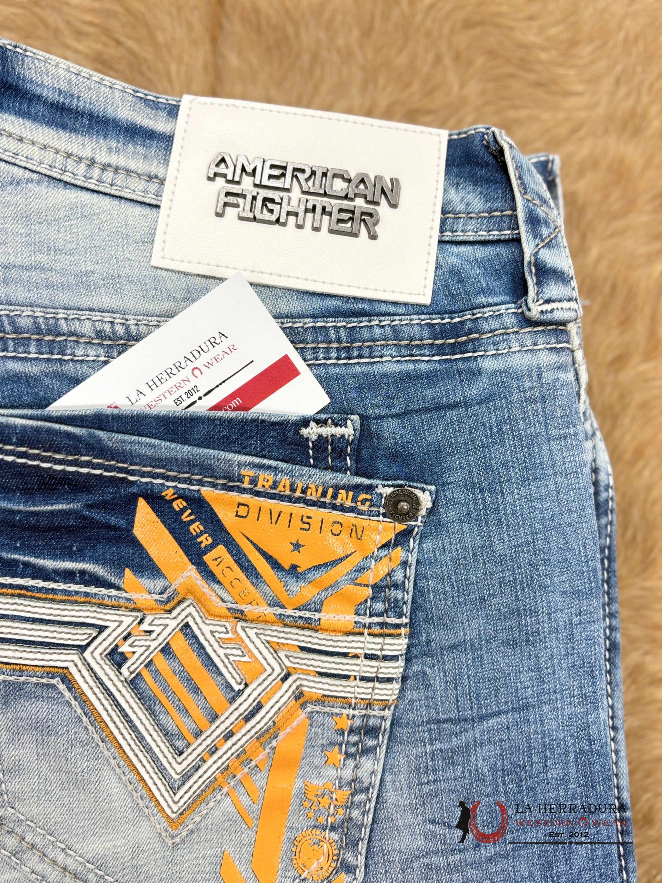 AMERICAN FIGHTER MENS JEANS STRIKER VOID CAIRO-331RS332S ROPA HOMBRES