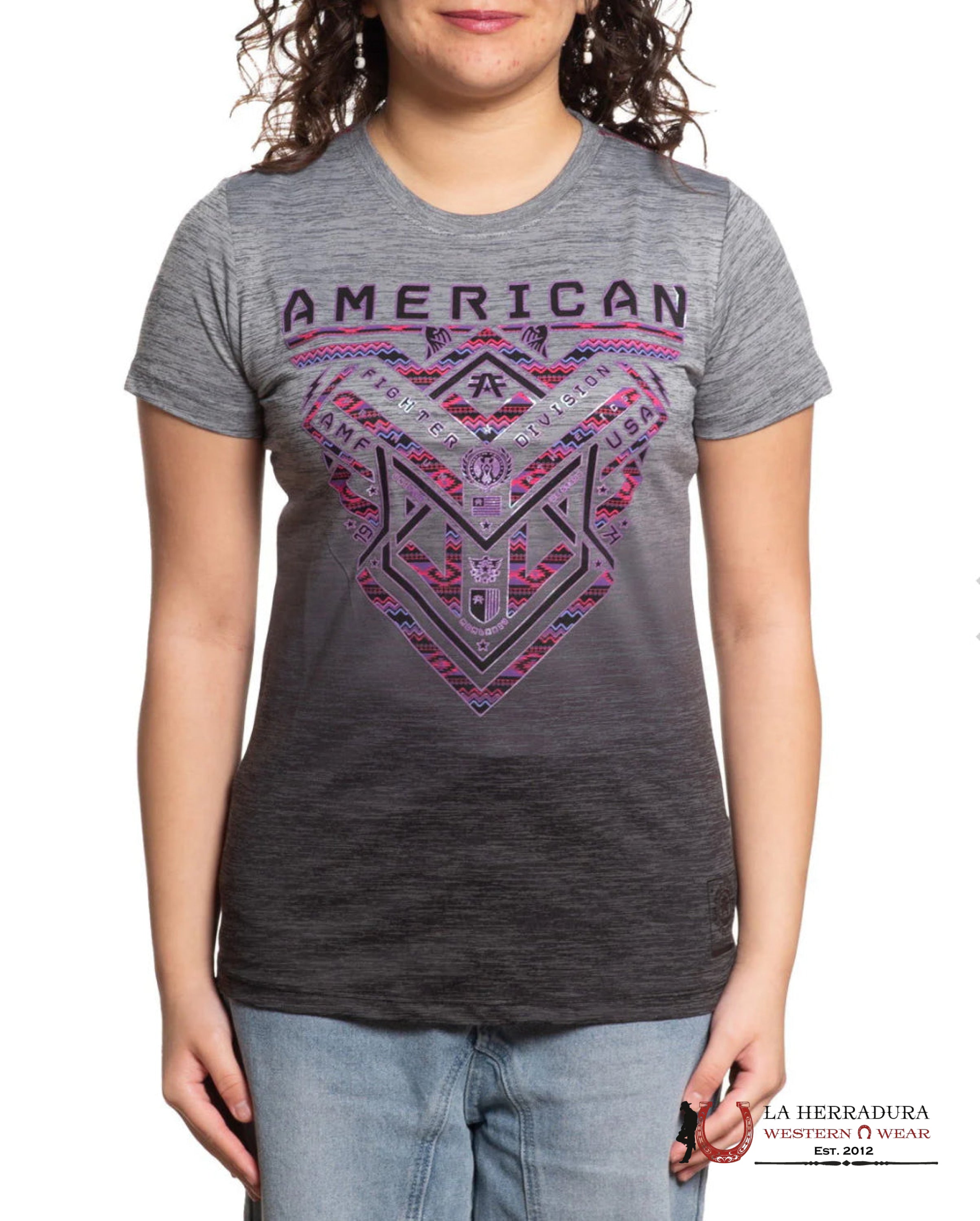 American Fighter Garrison Short Sleeve Tee Mist Ropa Mujeres