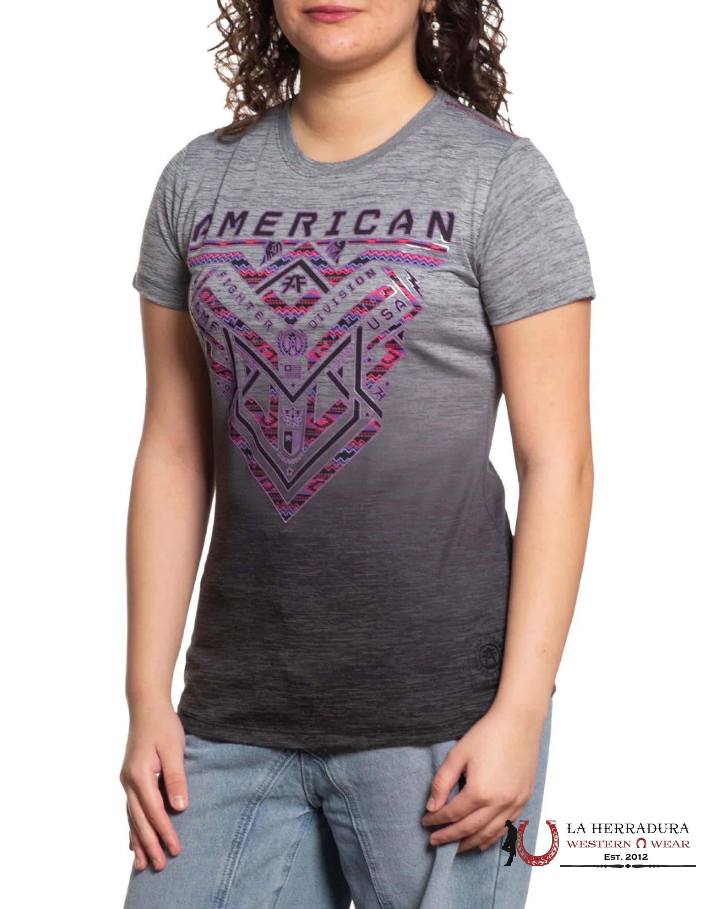 American Fighter Garrison Short Sleeve Tee Mist Ropa Mujeres