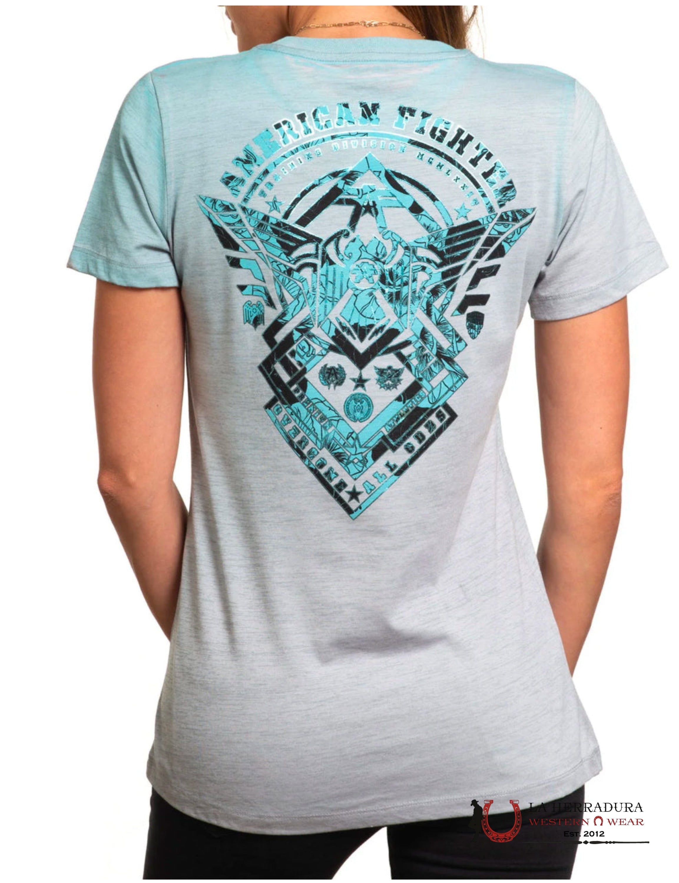 American Fighter Elkview Short Sleeve Tee Mist Ropa Mujeres