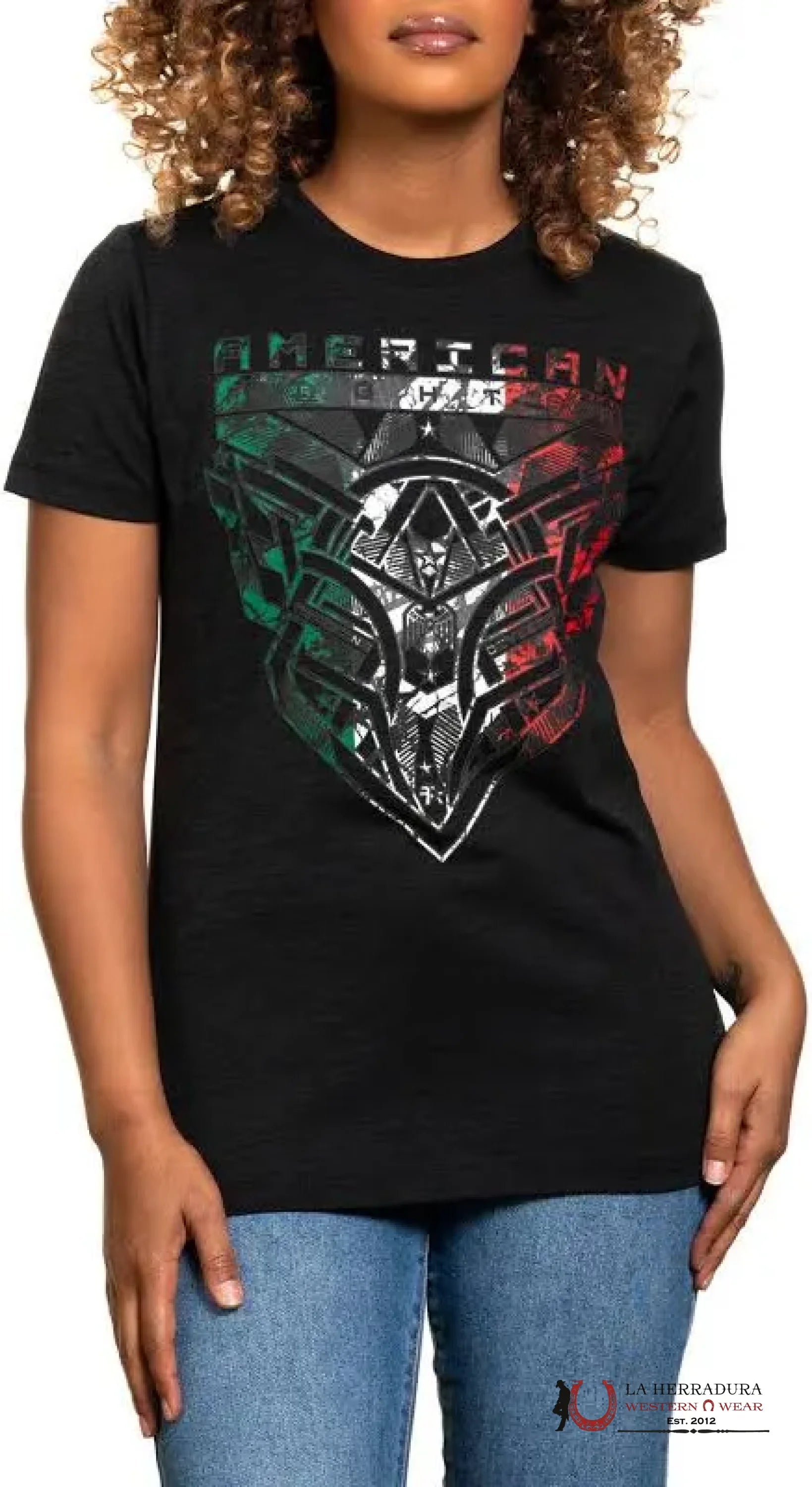 AMERICAN FIGHTER WOMEN T SHIRT PALMAS SS FA15147 ROPA MUJERES