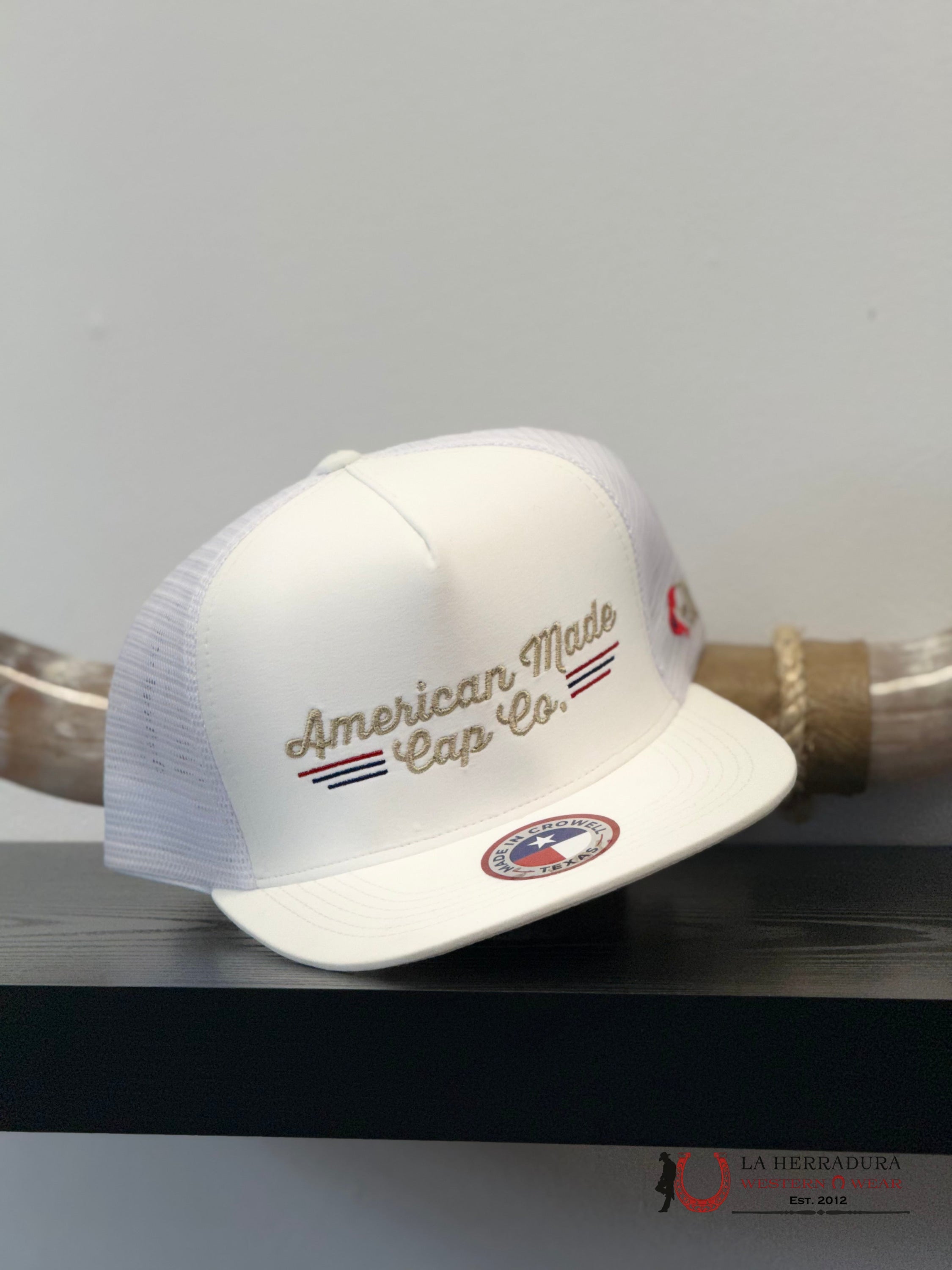American made white CAP CAPS MENS GORRAS HOMBRES